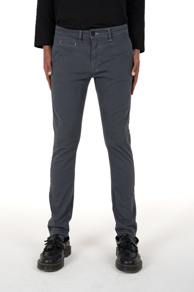 Kinos Slim Cotton Trousers Black FW24/25