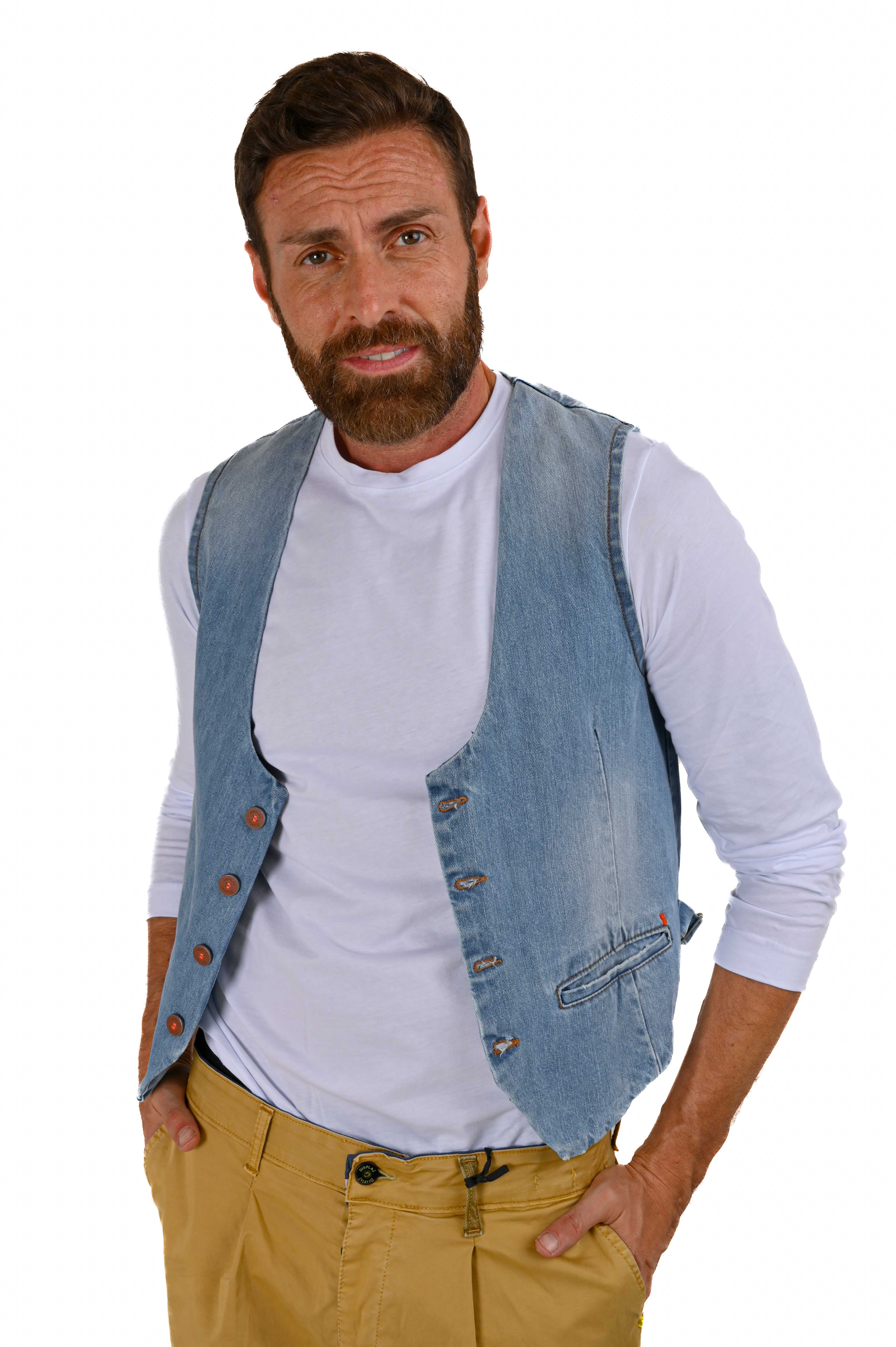 Regular Cotton Vest Raz Jeans Light SS22