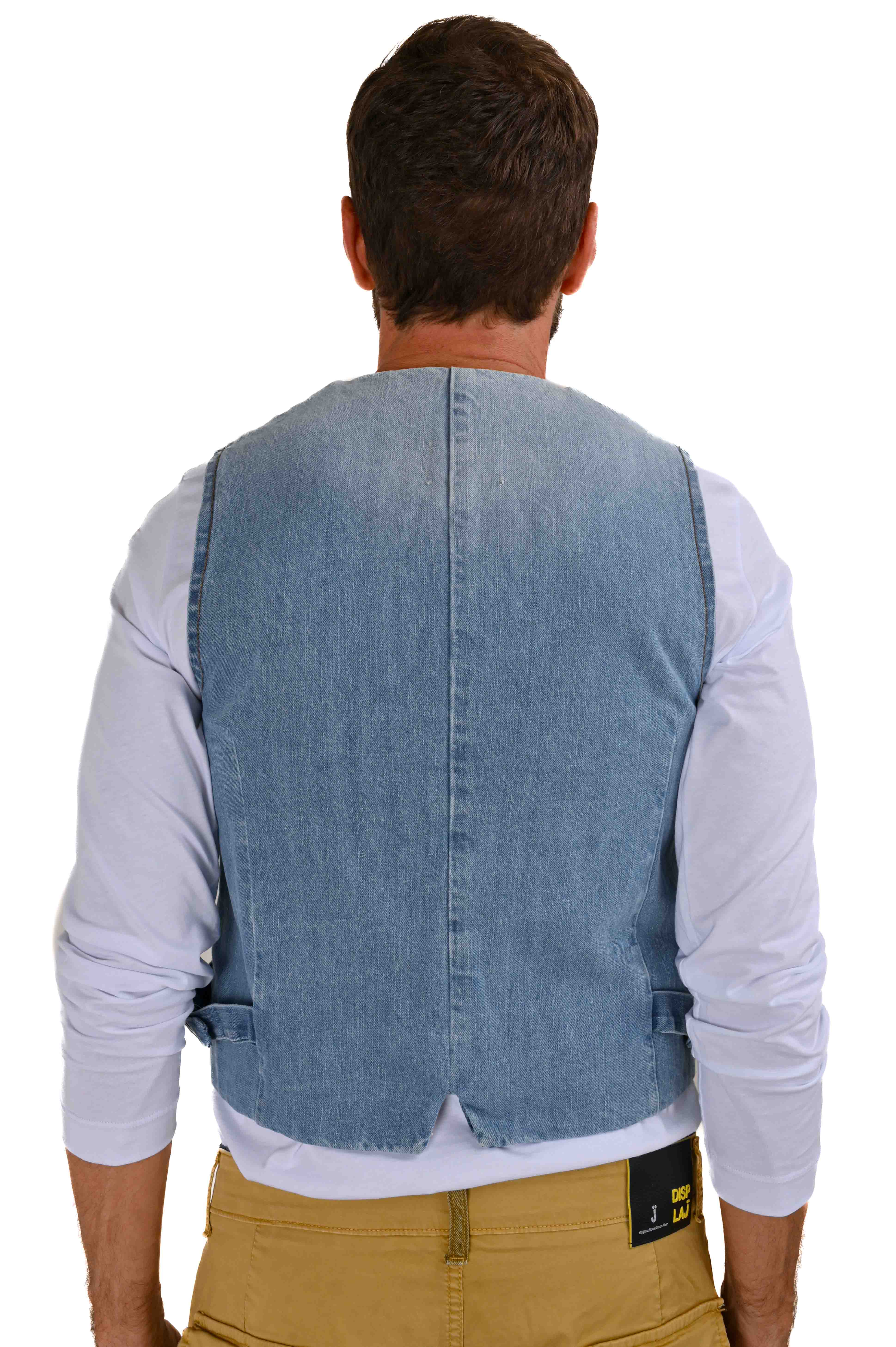 Gilet in cotone regular Raz Jeans Chiaro SS22