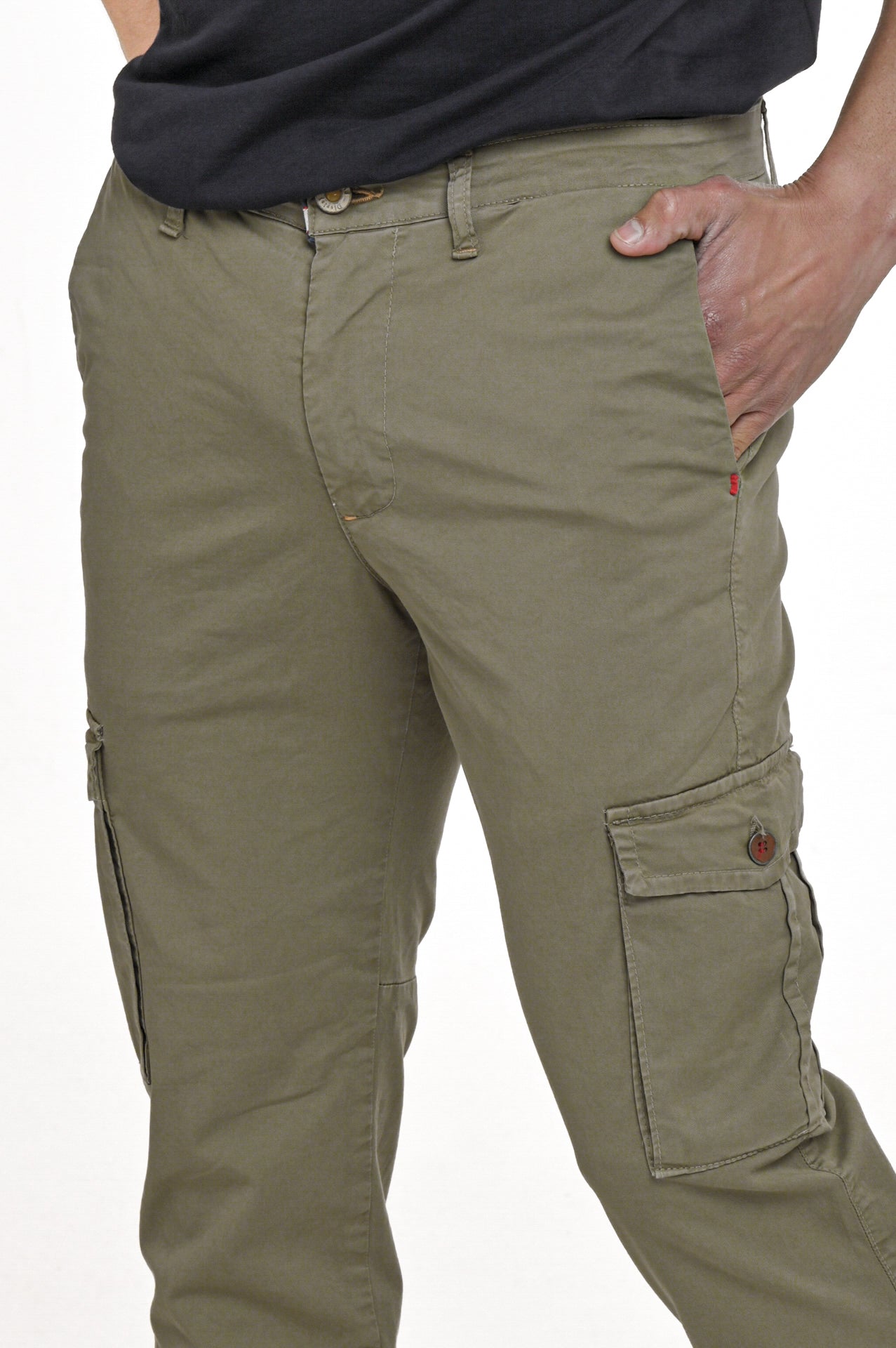 Pantaloni in cotone slim Sonic Tascone SS23