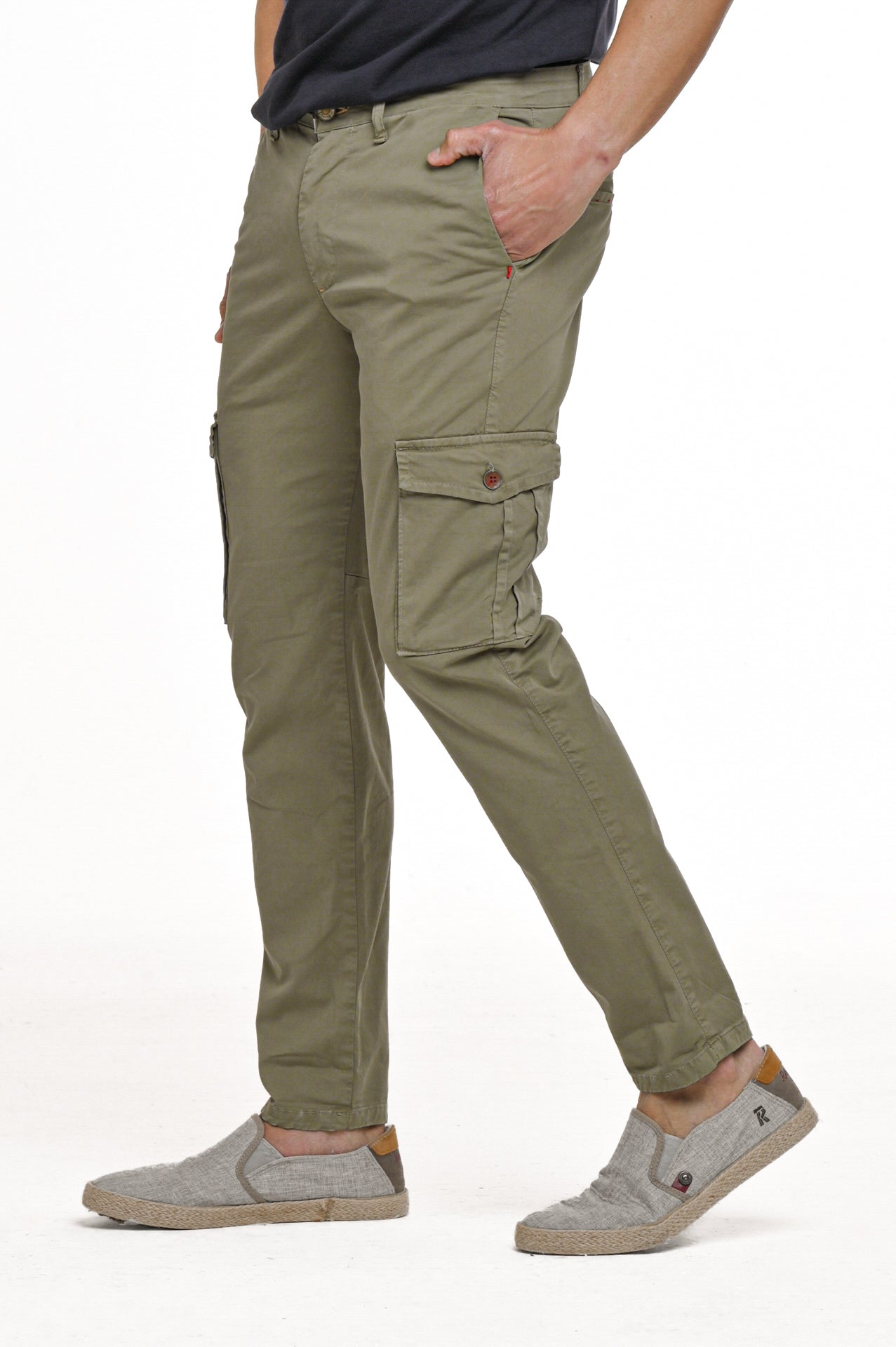 Pantaloni in cotone slim Sonic Tascone SS23