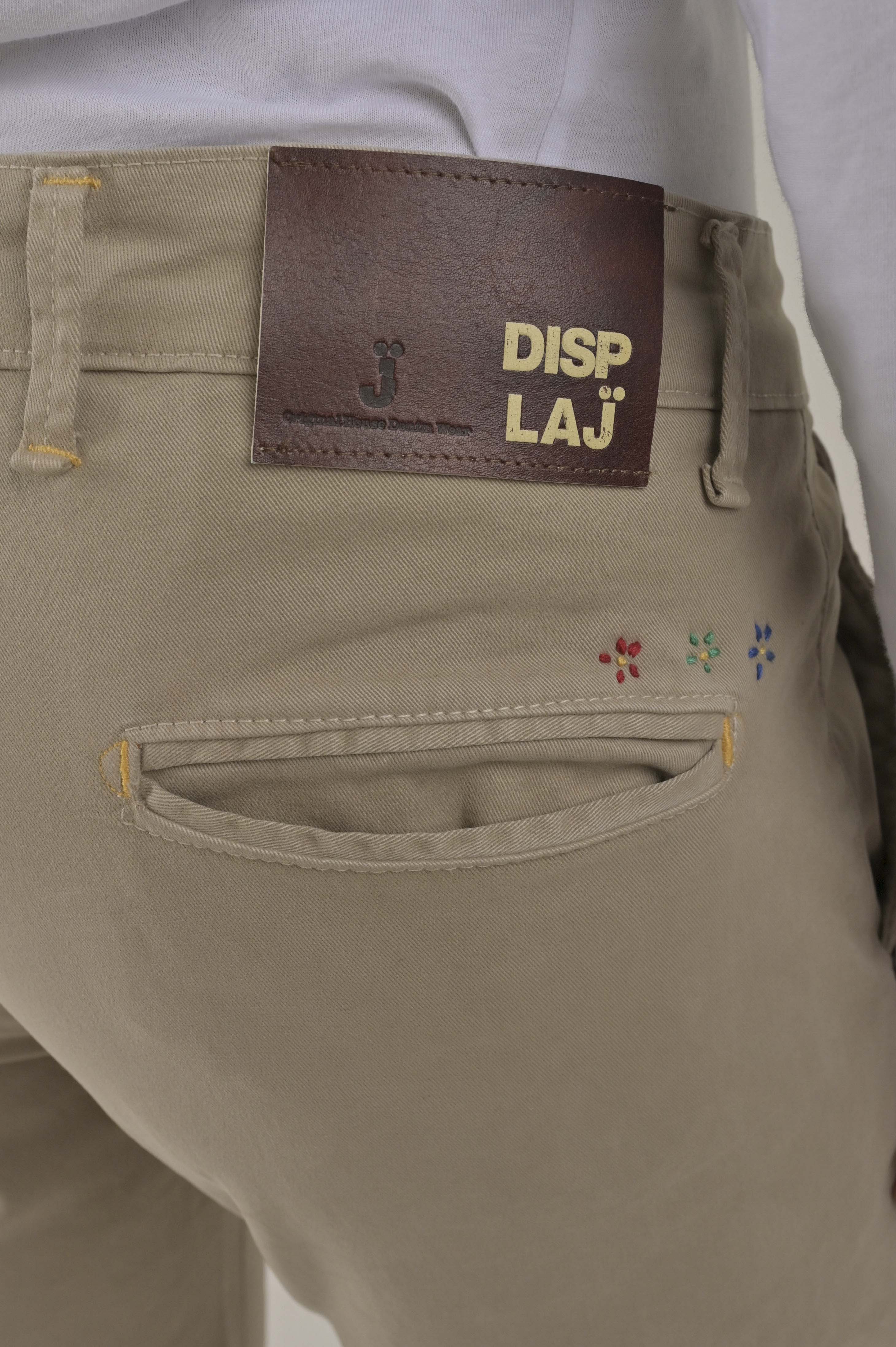 Slim cotton trousers Kinos Embroidery FW24/25