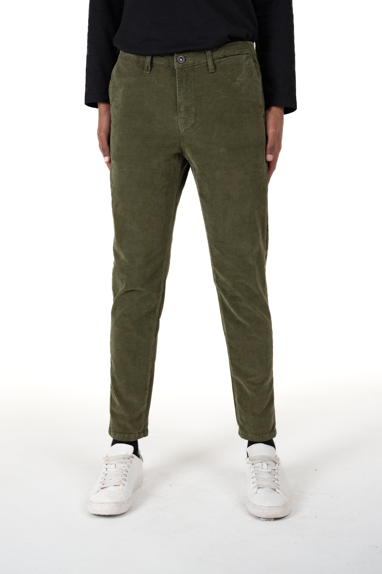 Pantaloni in Velluto Regular Sonic Smoth