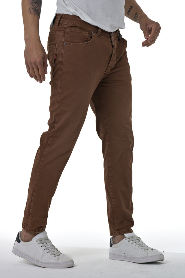 Pantaloni in cotone regular AI 5624 in vari color