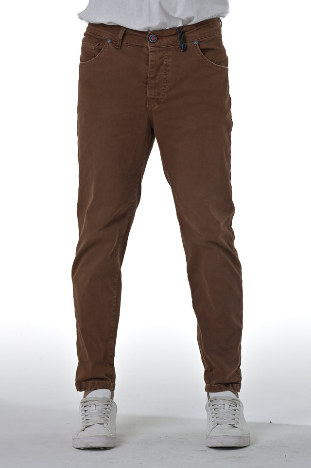 Pantaloni in cotone regular AI 5624 in vari color