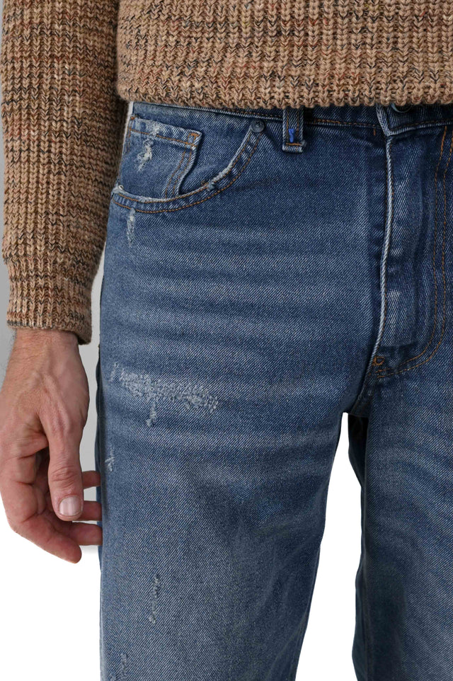 Men's loose fit jeans AI 3524- Displaj