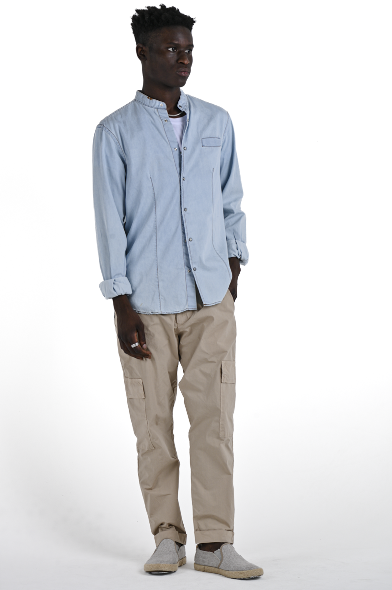 Leo ST Blitz SS25 regular denim shirt