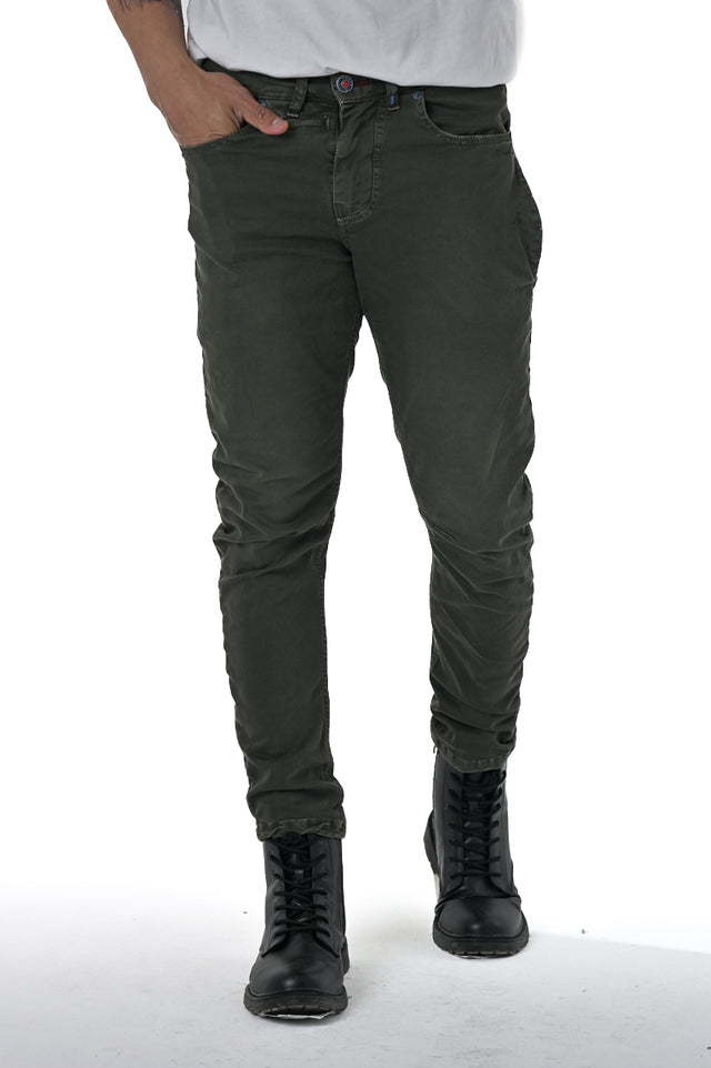 AI 6024 men's tapered fit cotton trousers in various colors - Displaj