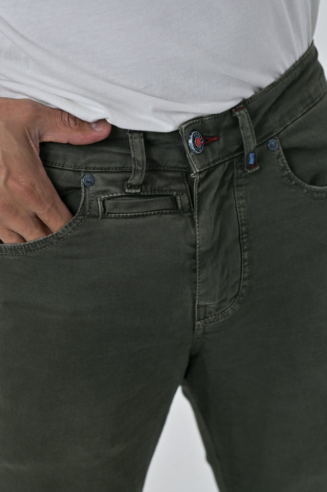 Vertigo men's tapered fit cotton trousers in various colors - Displaj