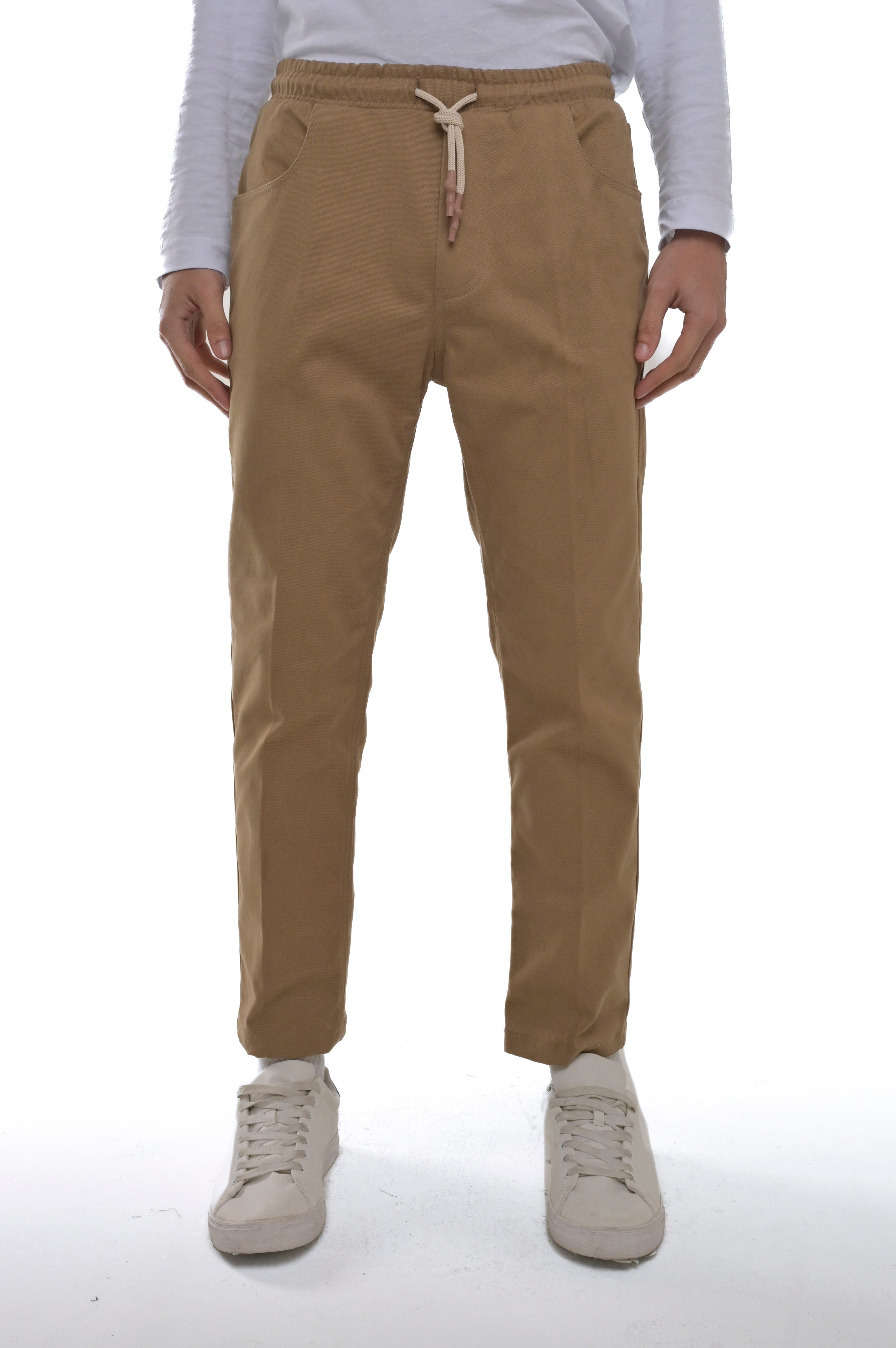 Pantaloni classici tapered Spring cammello FW24/25