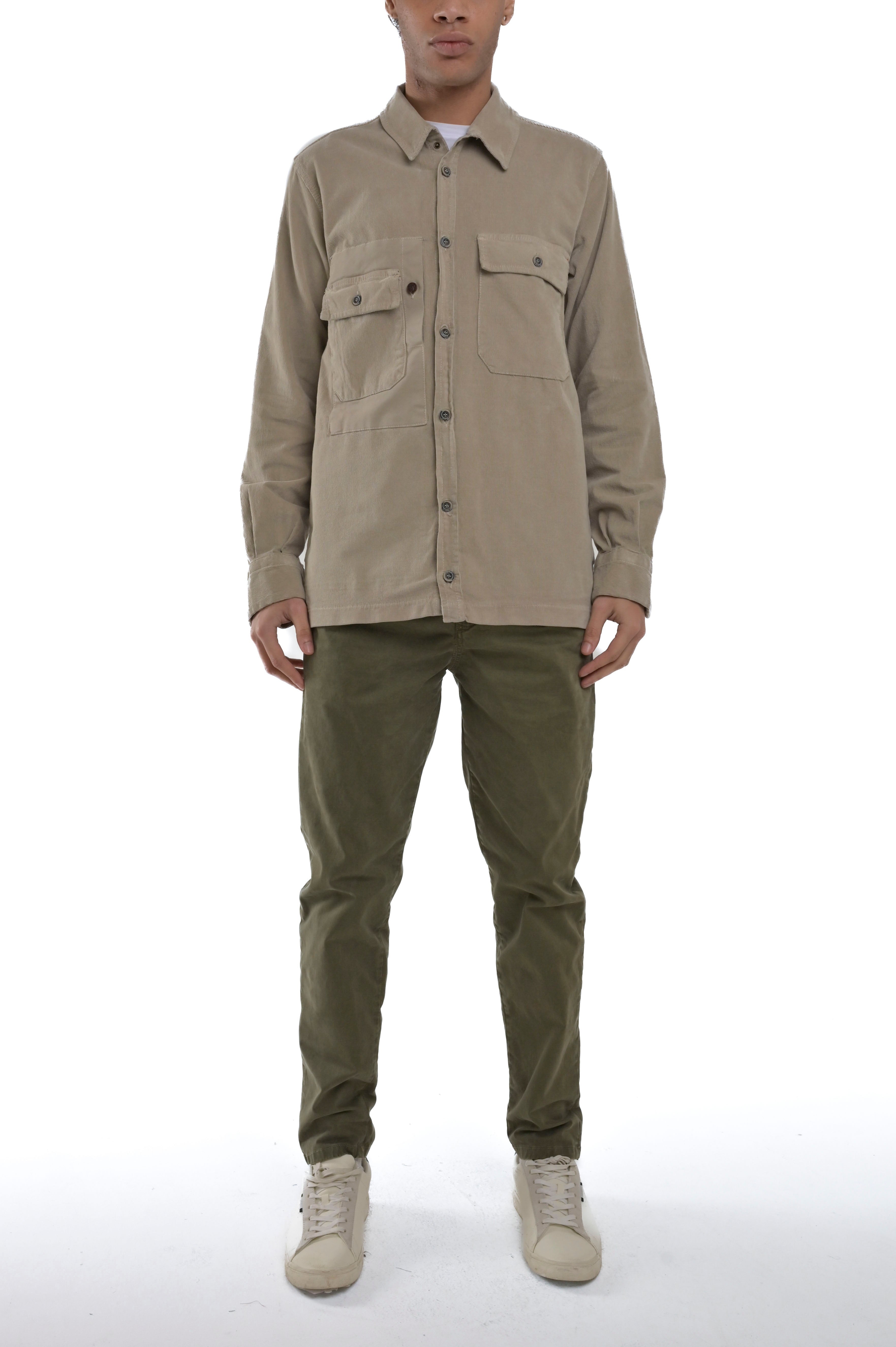 Beige Dolomiti Velvet Shirt FW24/25