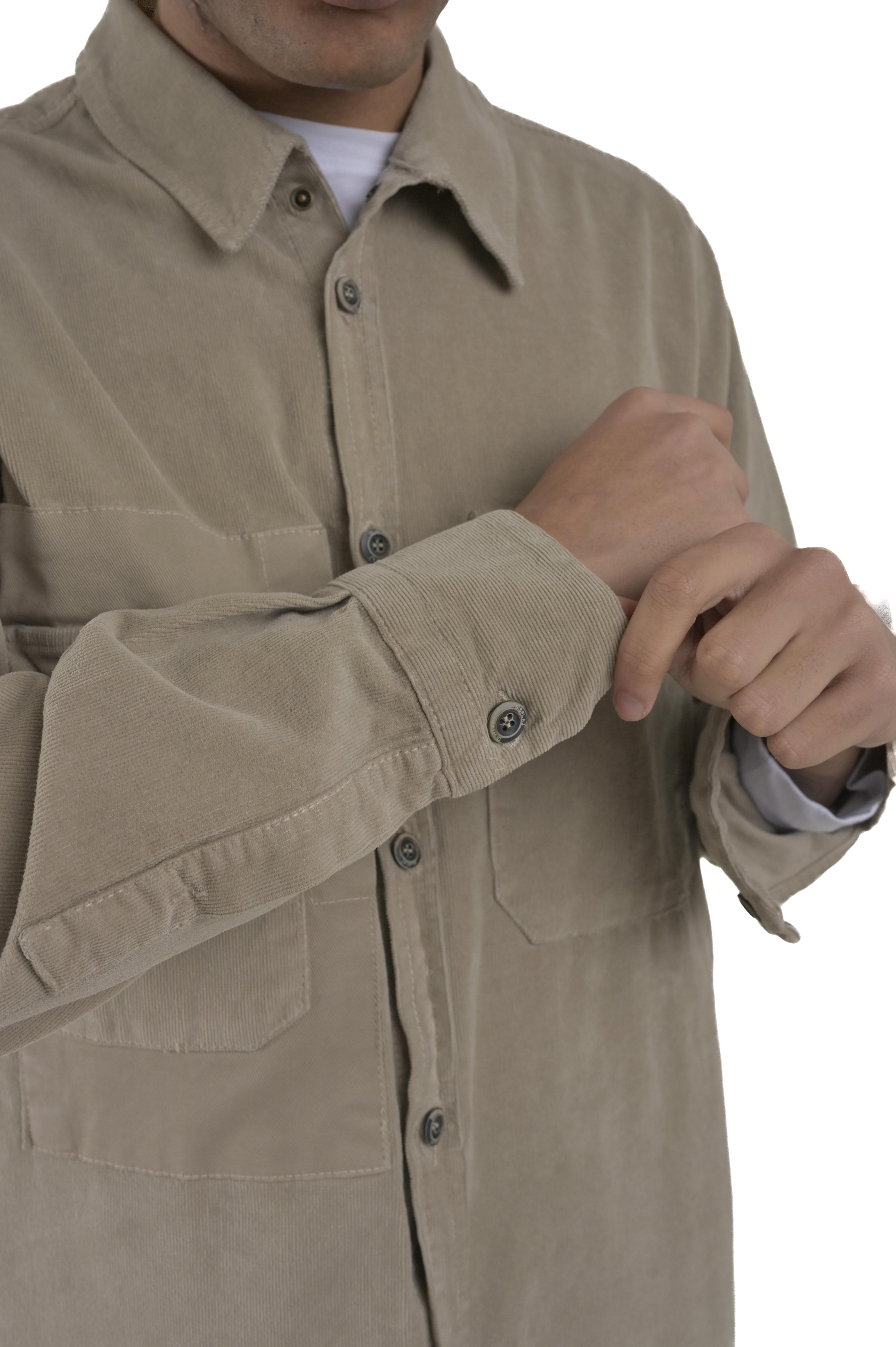 Beige Dolomiti Velvet Shirt FW24/25