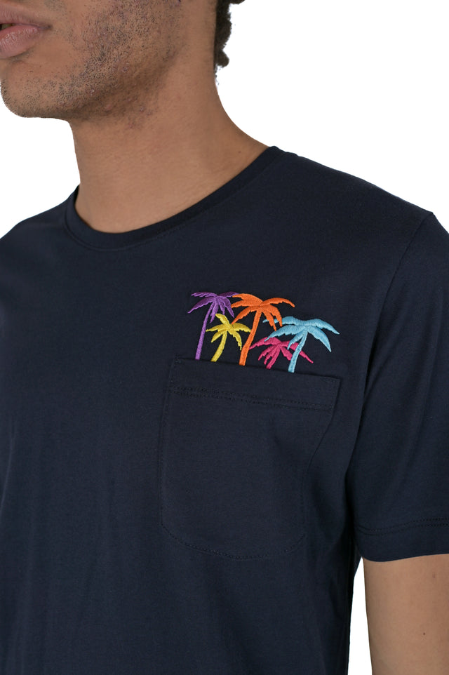 T-Shirt regular DPE 2416 Blu SS24