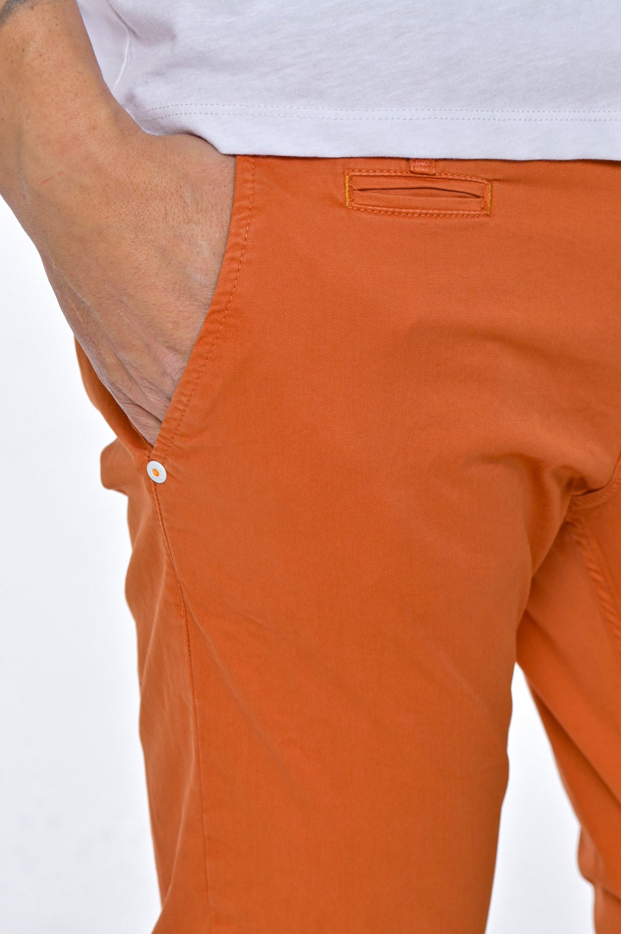 Pantaloni slim Kinos Arancio SS24