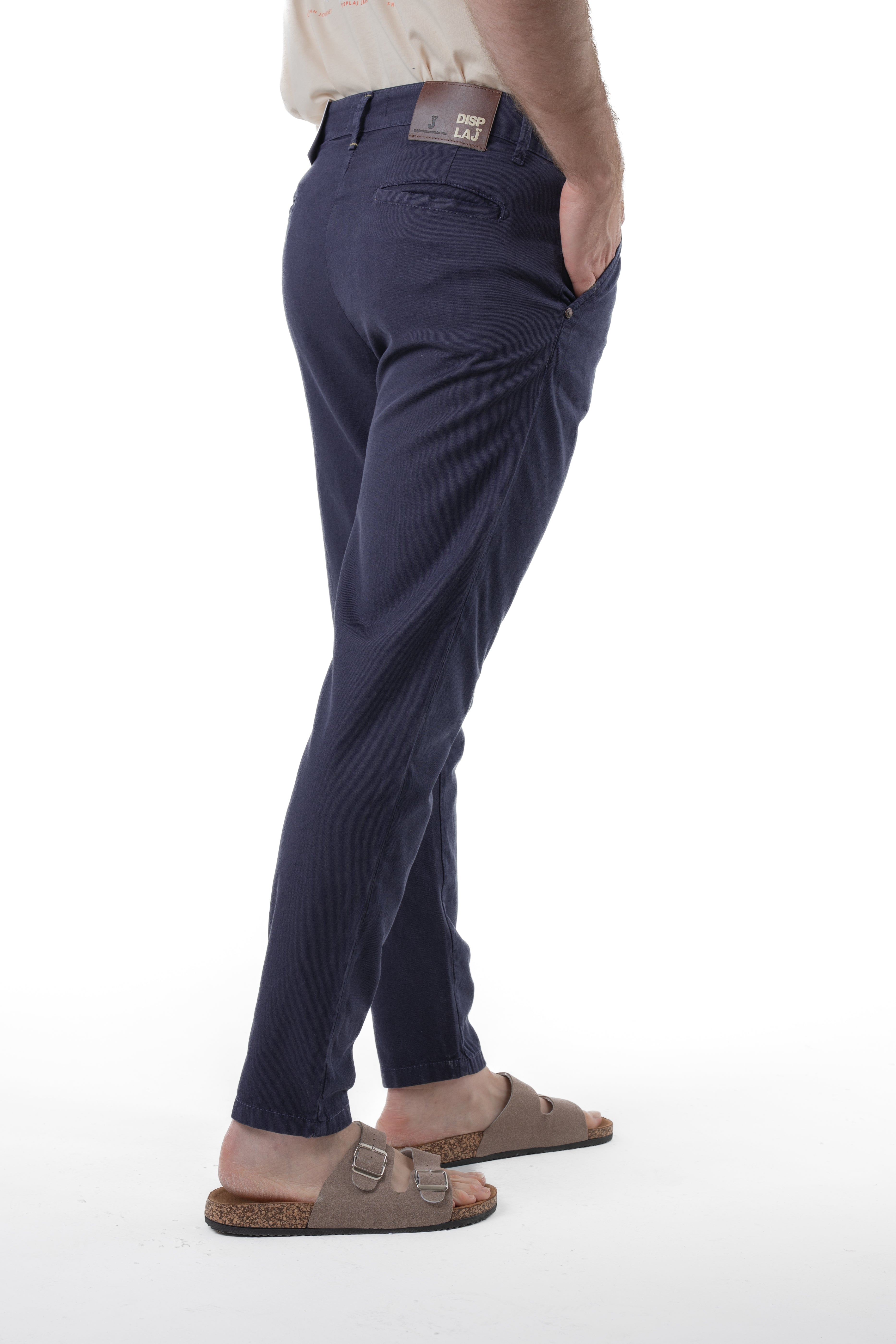New Private Canarie Cream Tapered Linen Trousers SS25