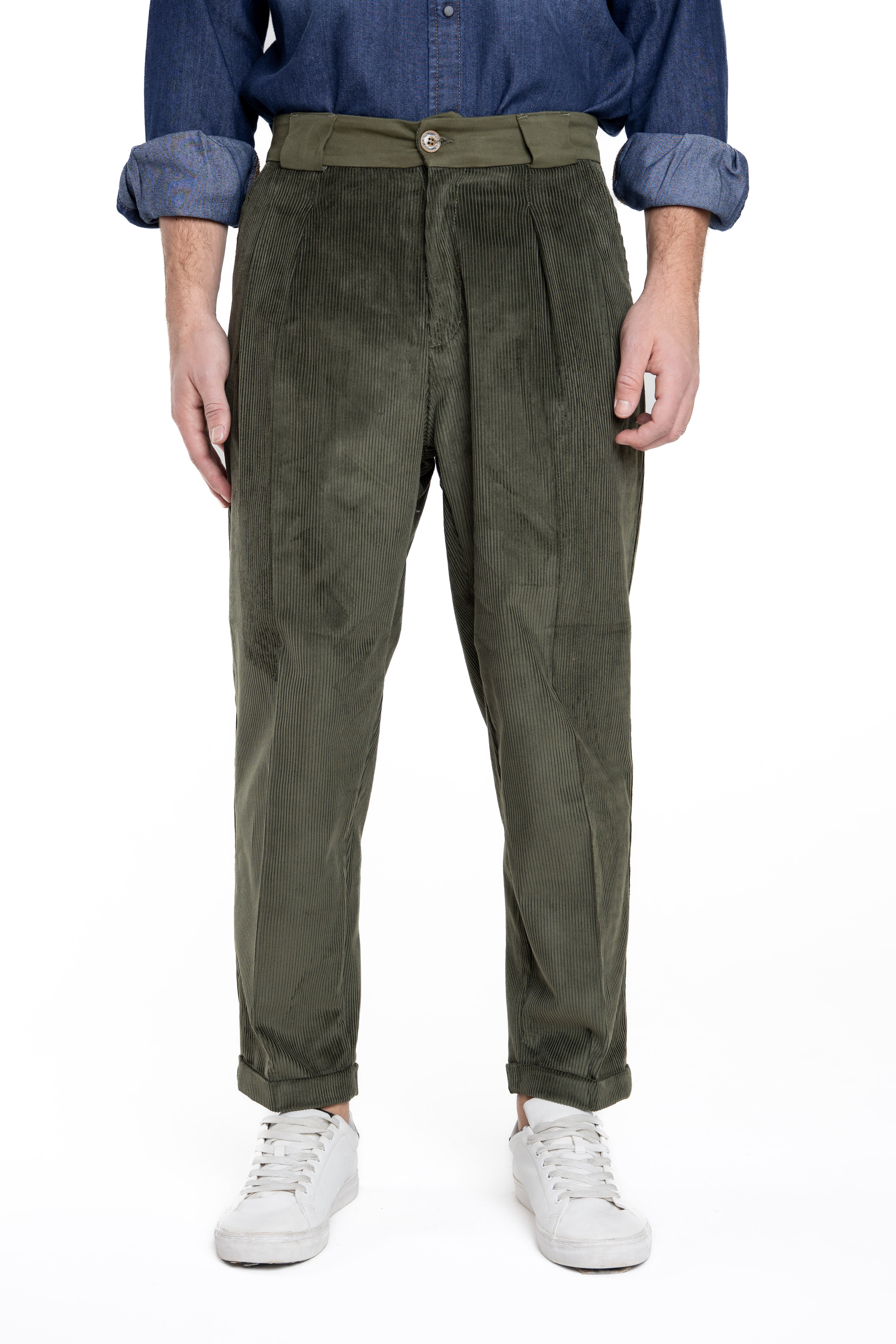 Classic loose trousers Dance Bull beige FW24/25