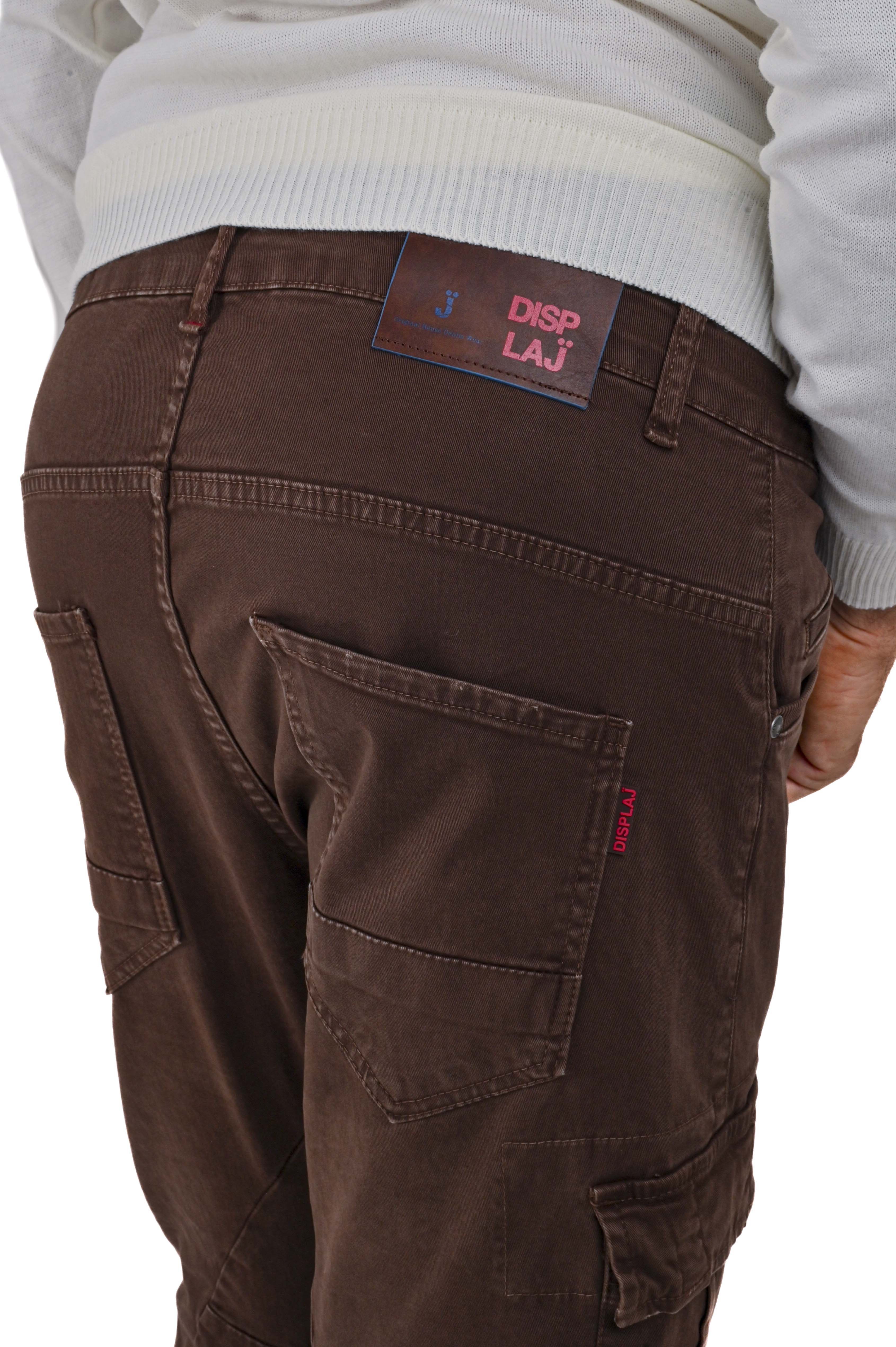 Pantaloni in cotone tapered New Evolution moro FW24/25