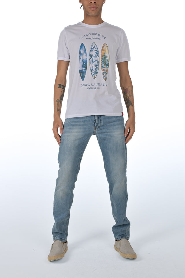 T-Shirt regular Surf Bianco SS24