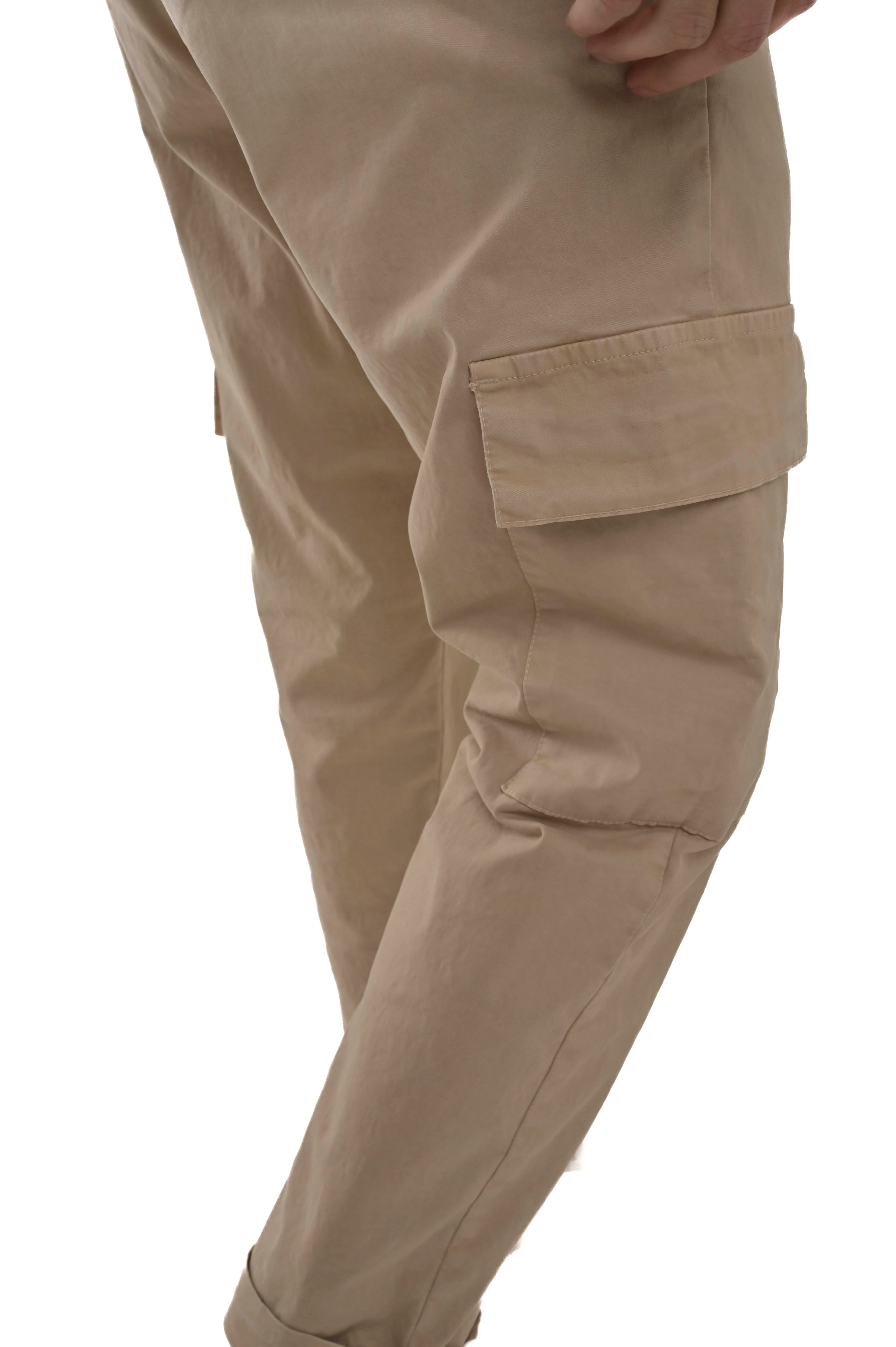 Pantaloni classici regular Ace Raso beige FW24/25