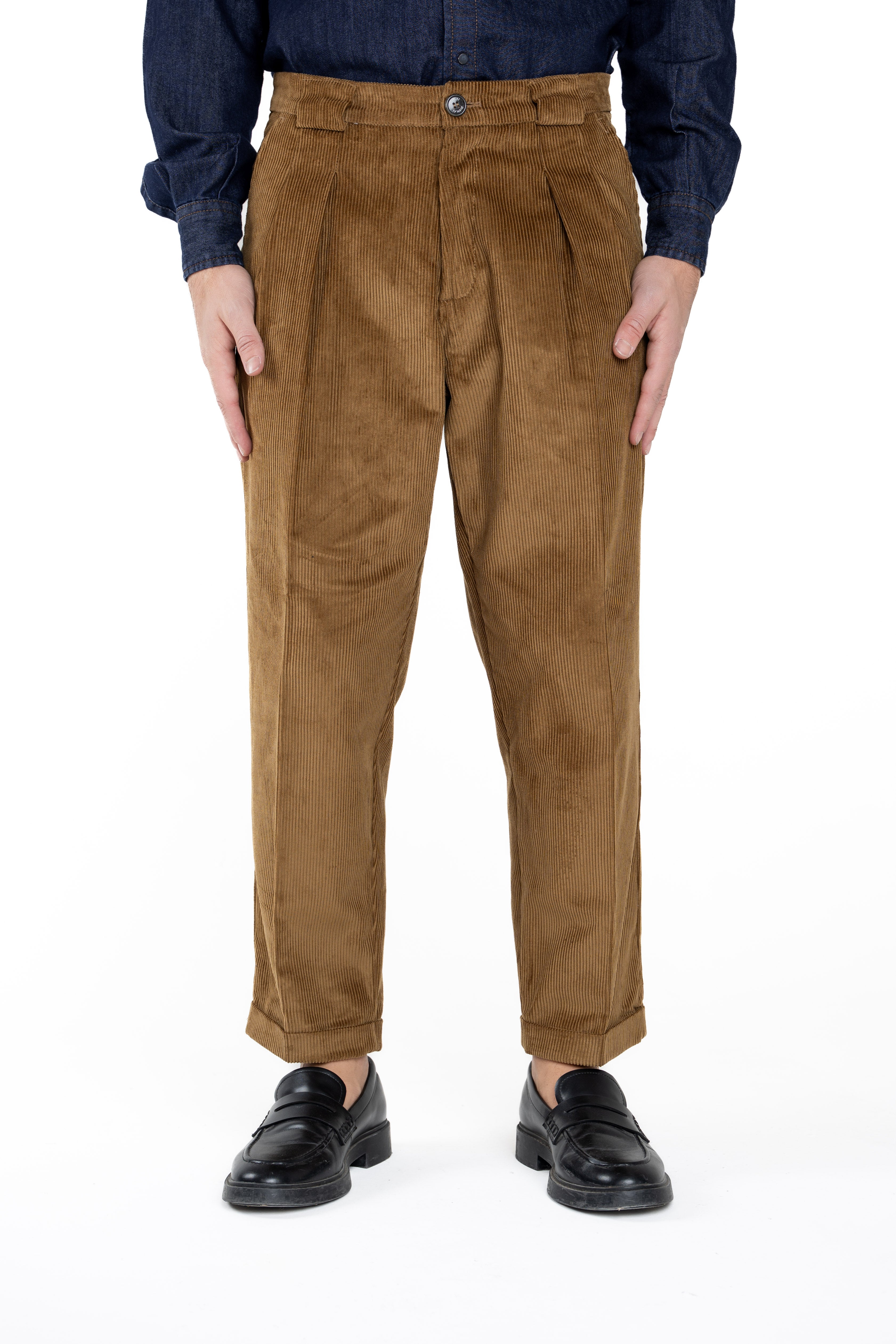 Classic loose trousers Dance Bull beige FW24/25