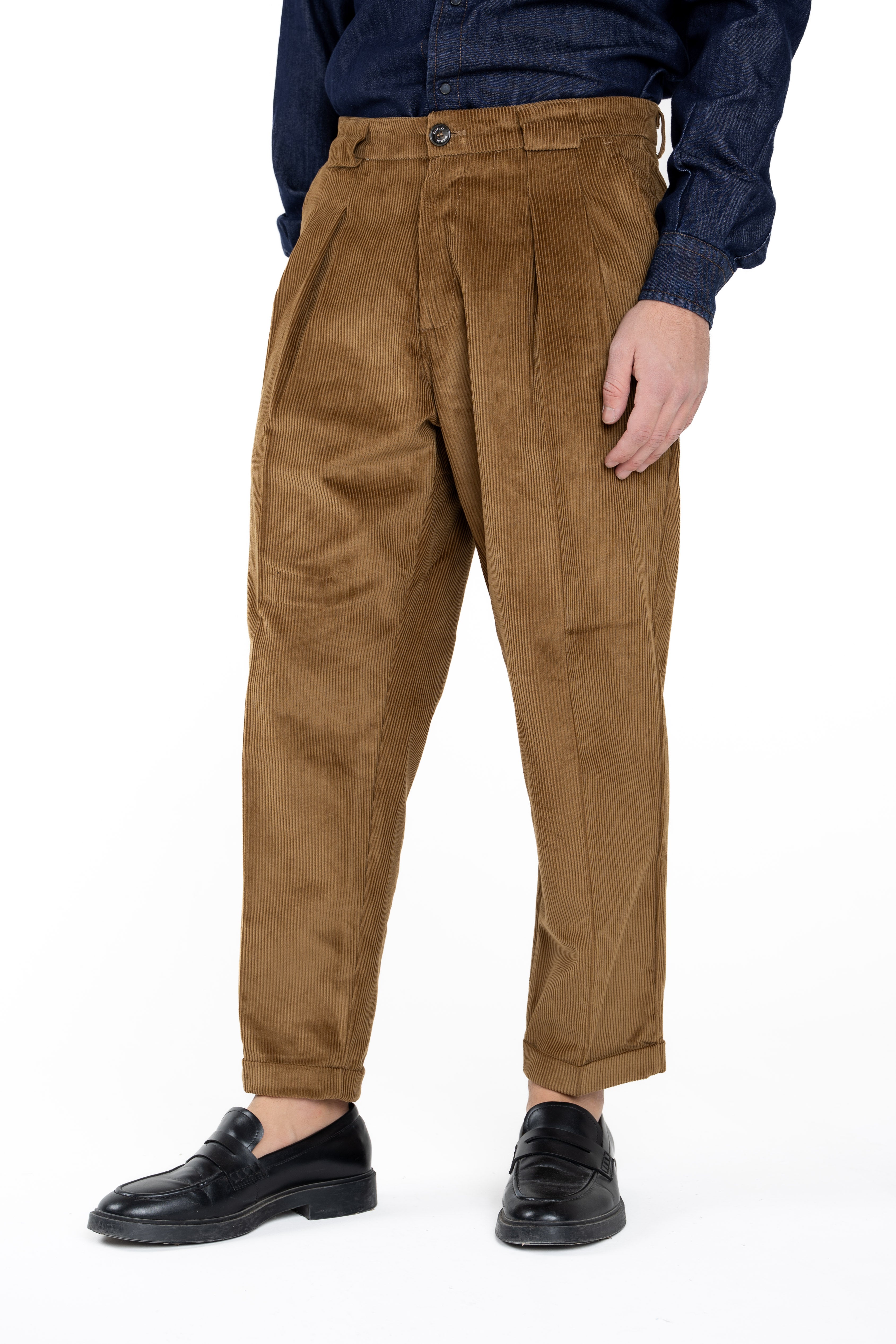 Classic loose trousers Dance Bull beige FW24/25