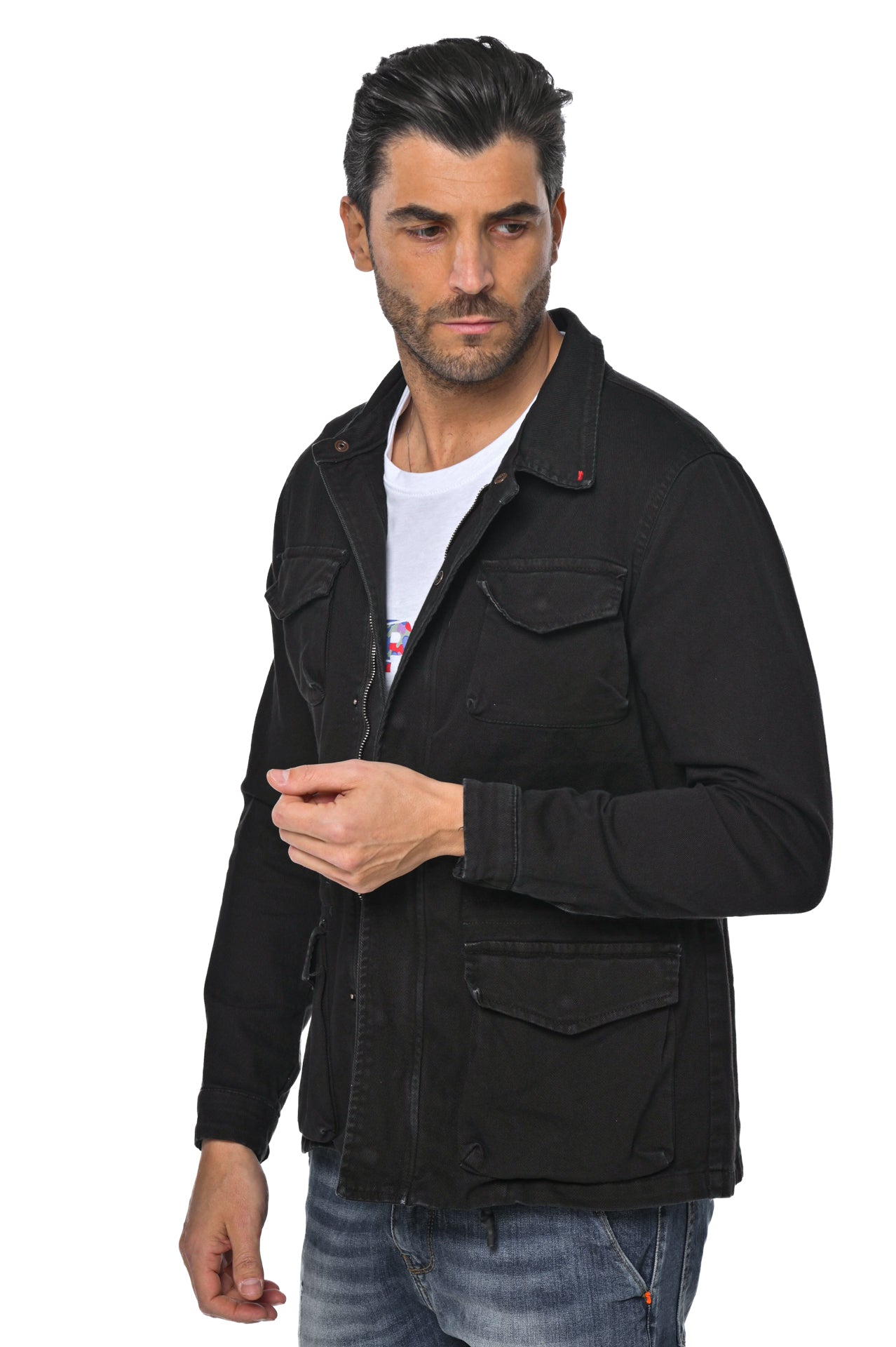 Maxim regular jacket Black SS25