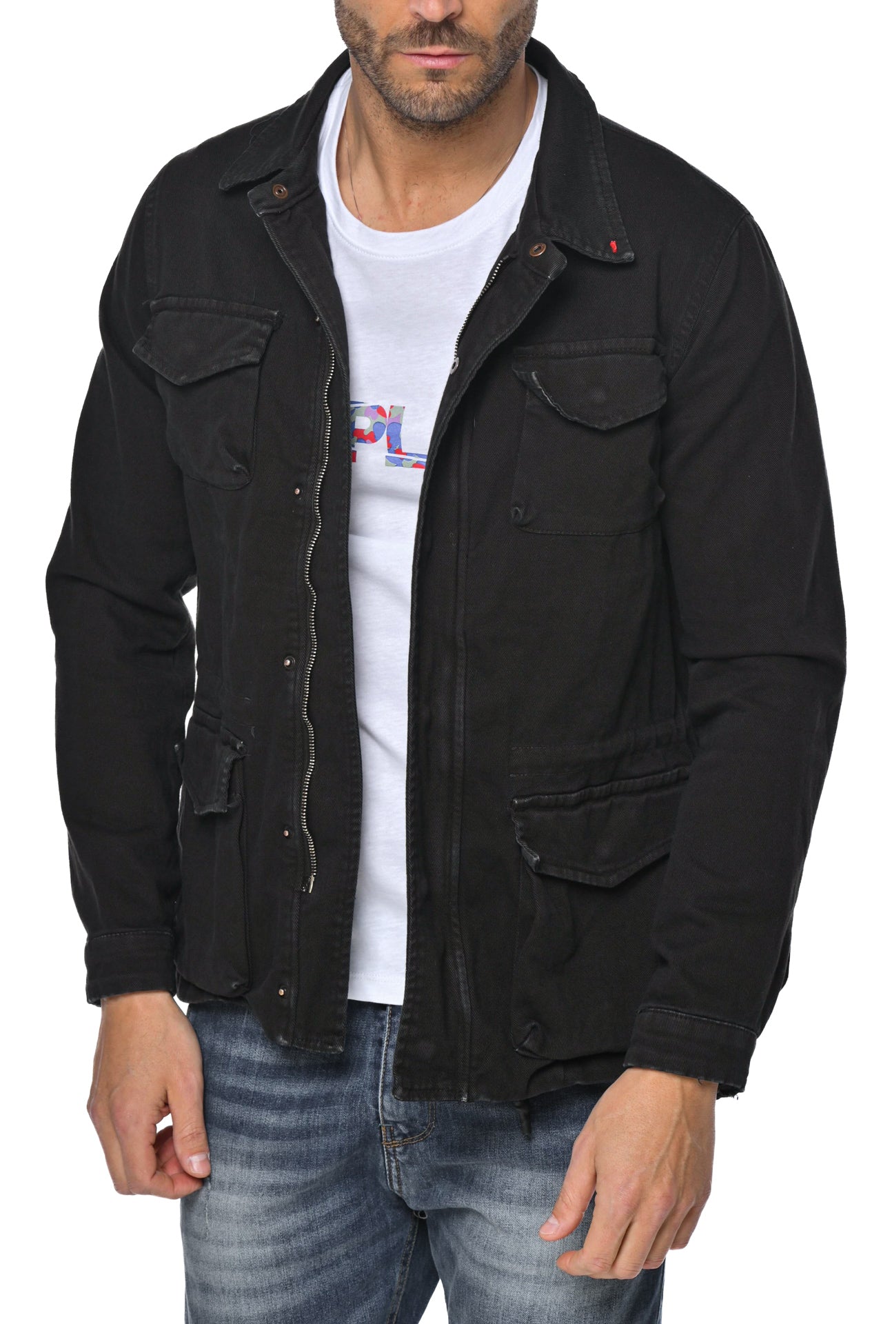 Maxim regular jacket Black SS25