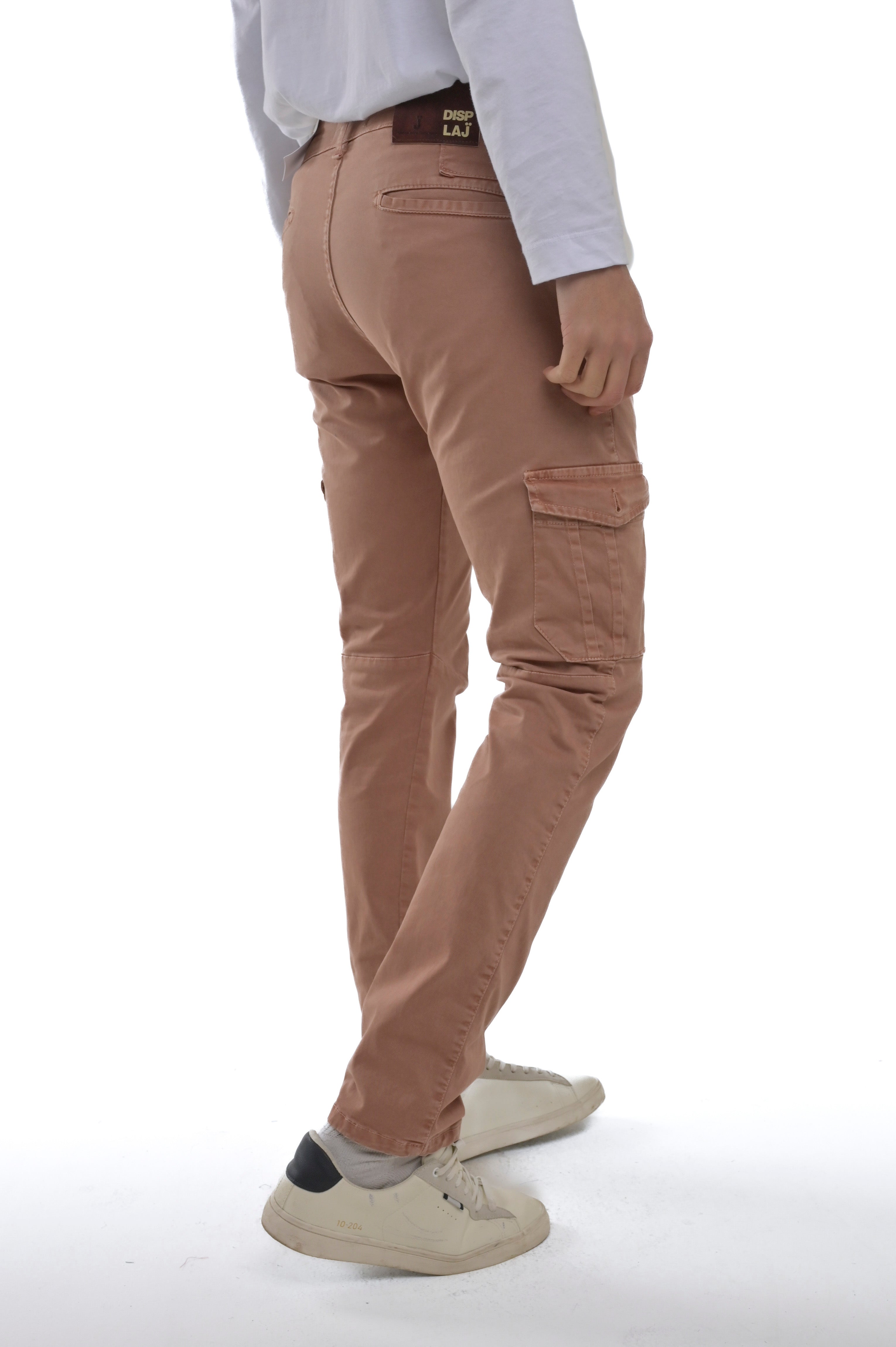 Pantaloni in cotone slim Cezanne terra di siena FW24/25