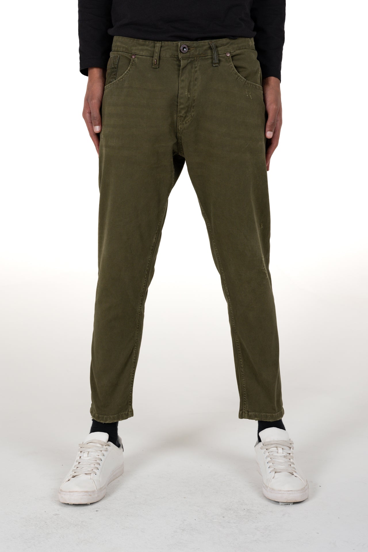 Pantaloni Slim Life Bull Verde