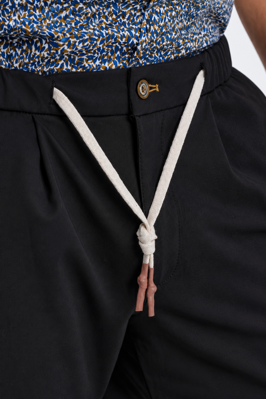 Ferrari Beige Split Slim Cotton Bermuda SS24
