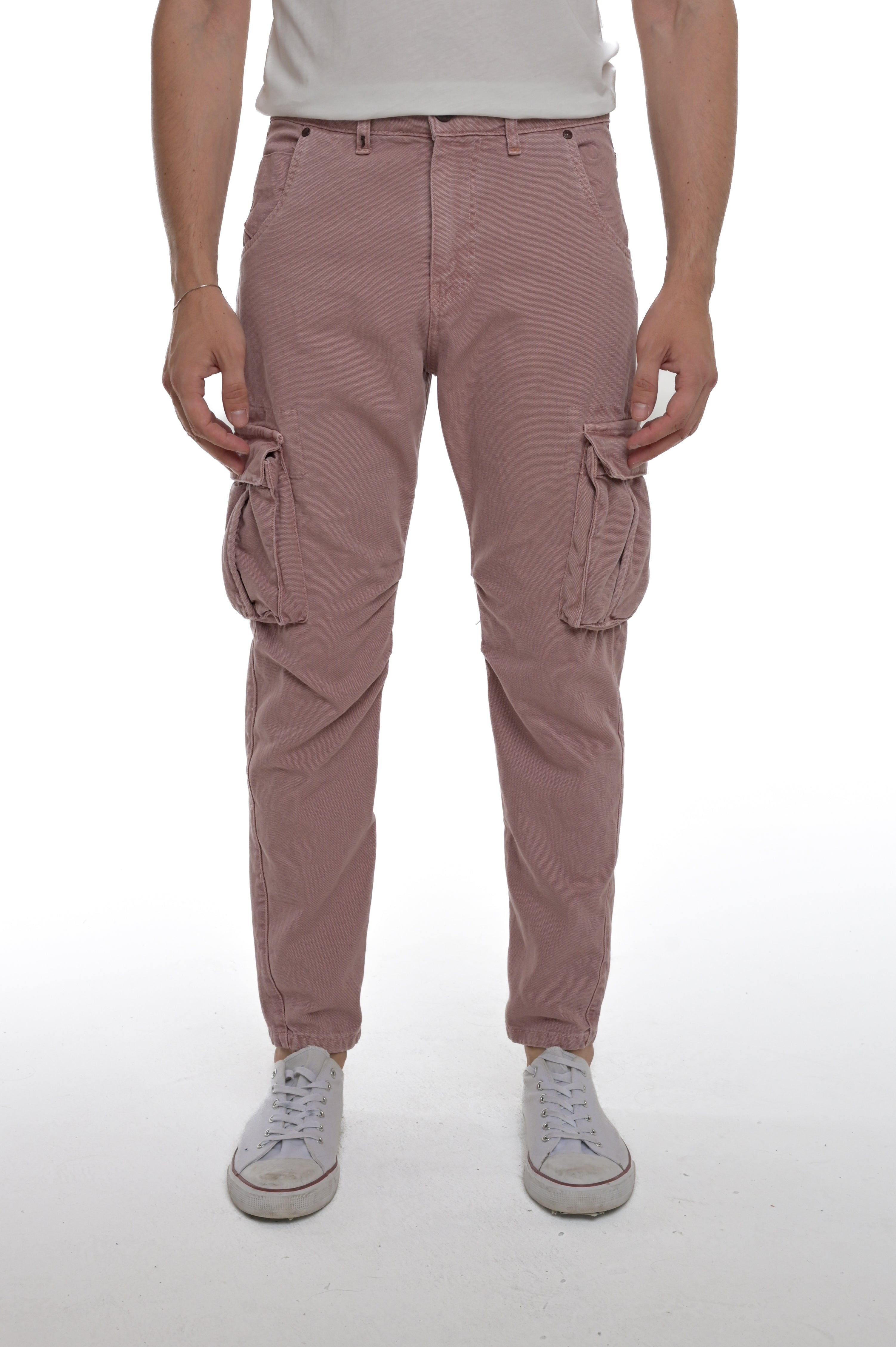 Pantaloni in cotone regular Marktas India rosa SS25