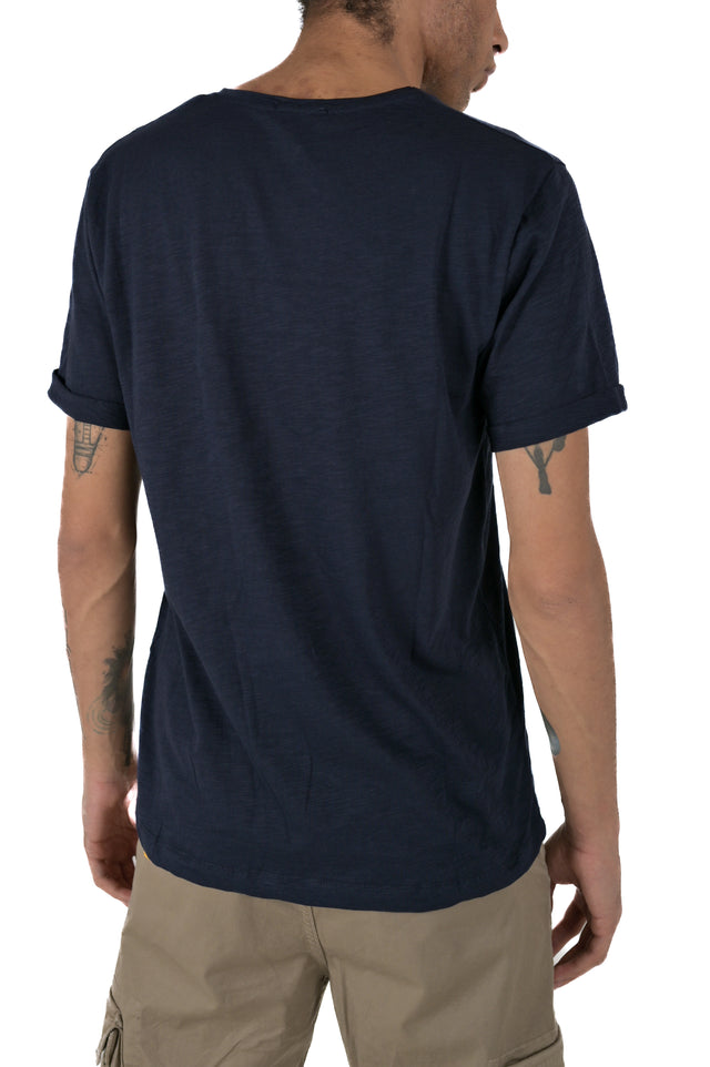 T-Shirt regular DPE 2402 Fiammata Blu SS24