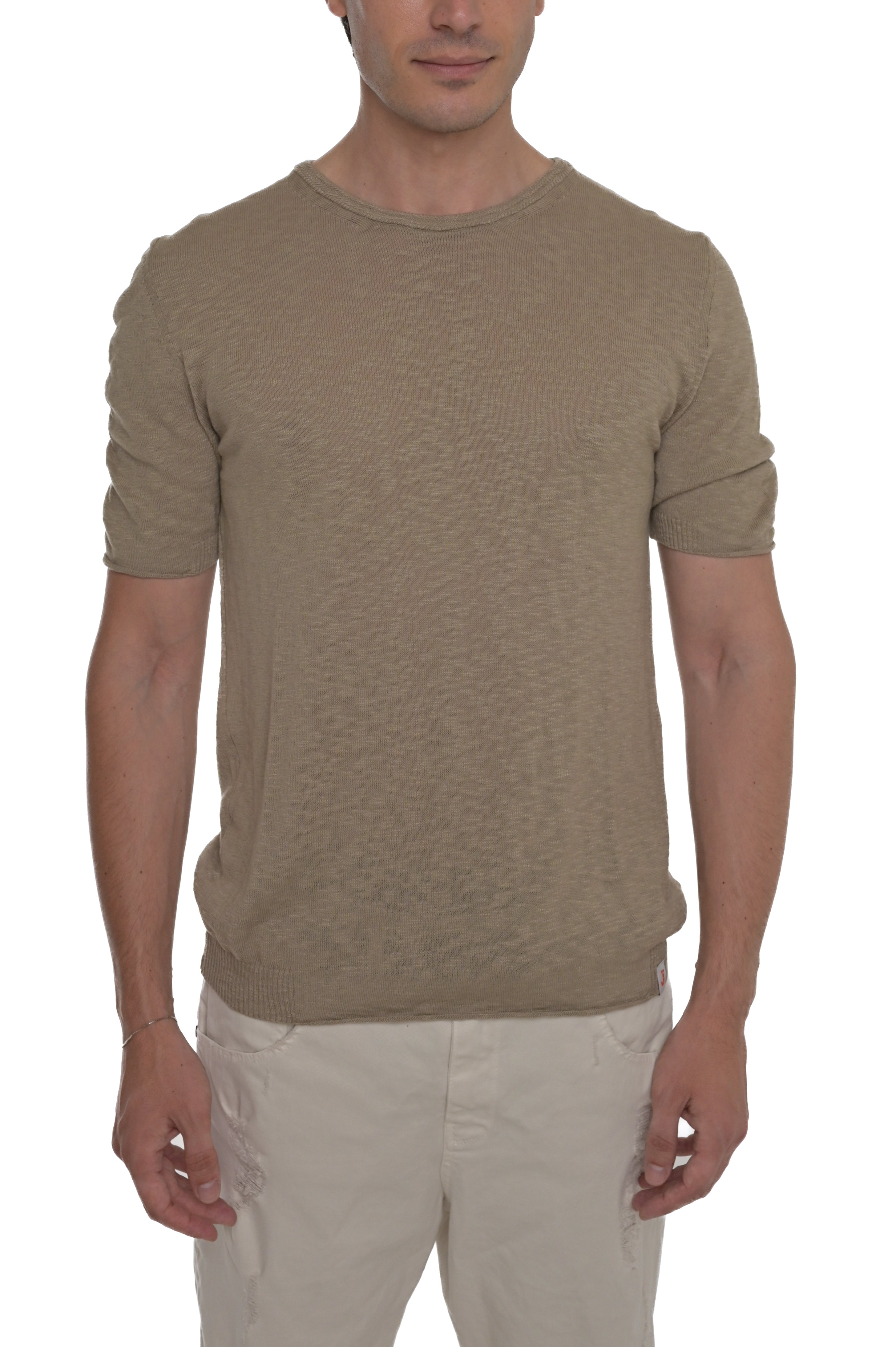 T-Shirt regular DS 2581 beige SS25