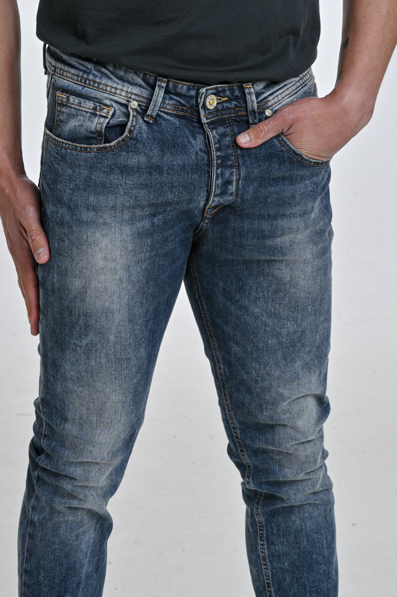 Jeans slim New London Marmorizzato SS23