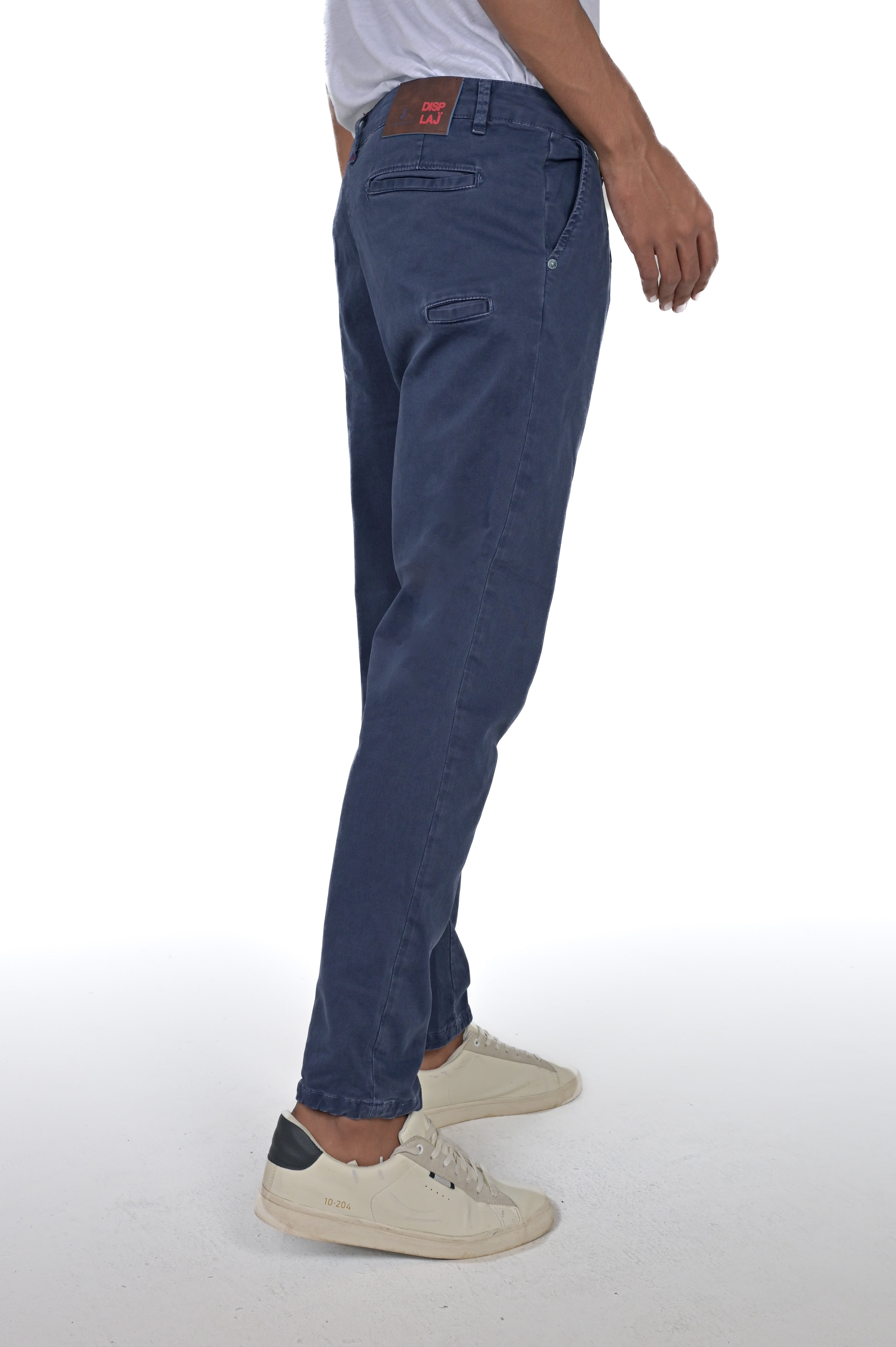 Pantaloni in cotone tapered New Private Gab Blu FW24/25