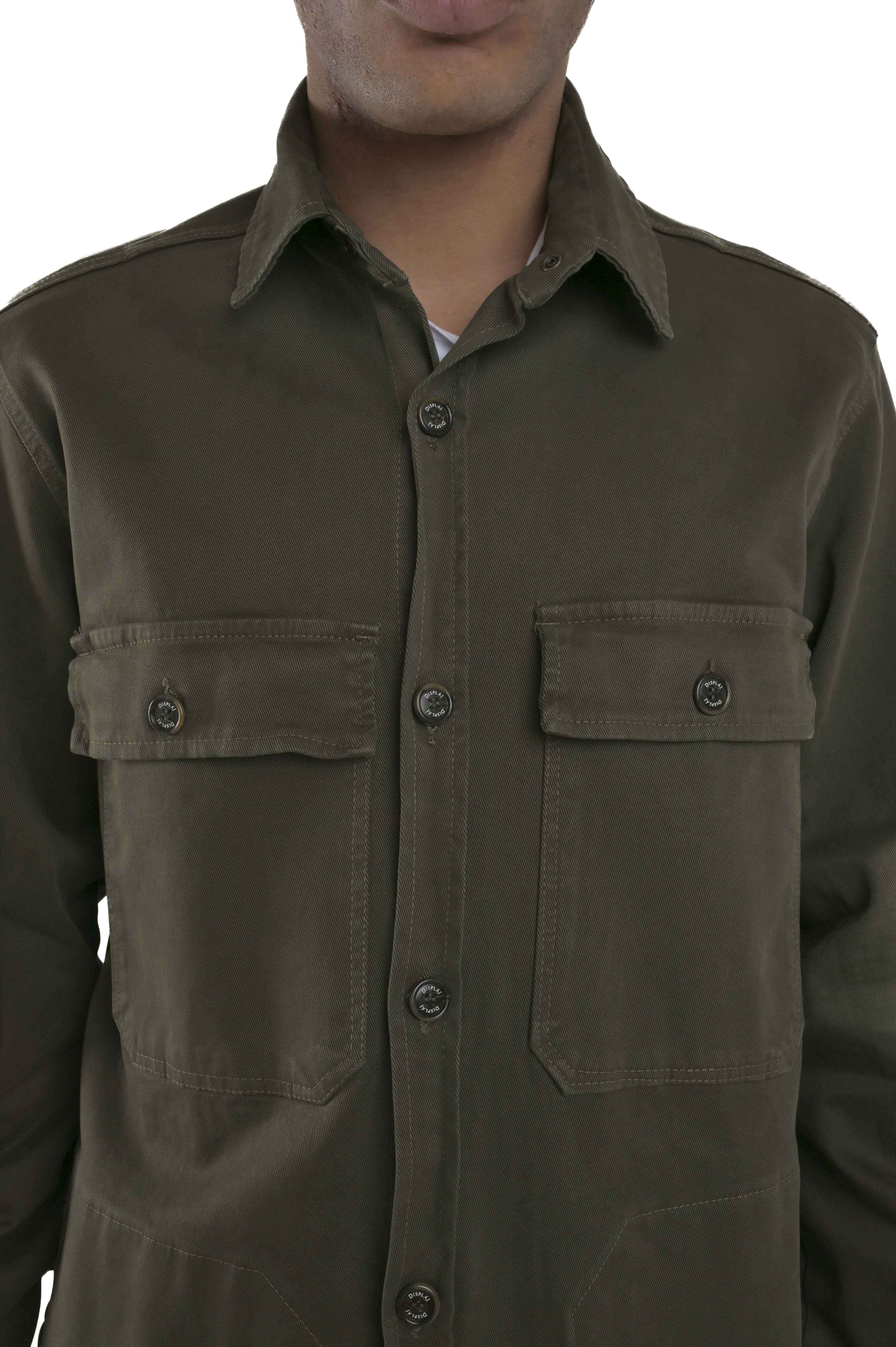 Adige Green Regular Cotton Shirt FW24/25