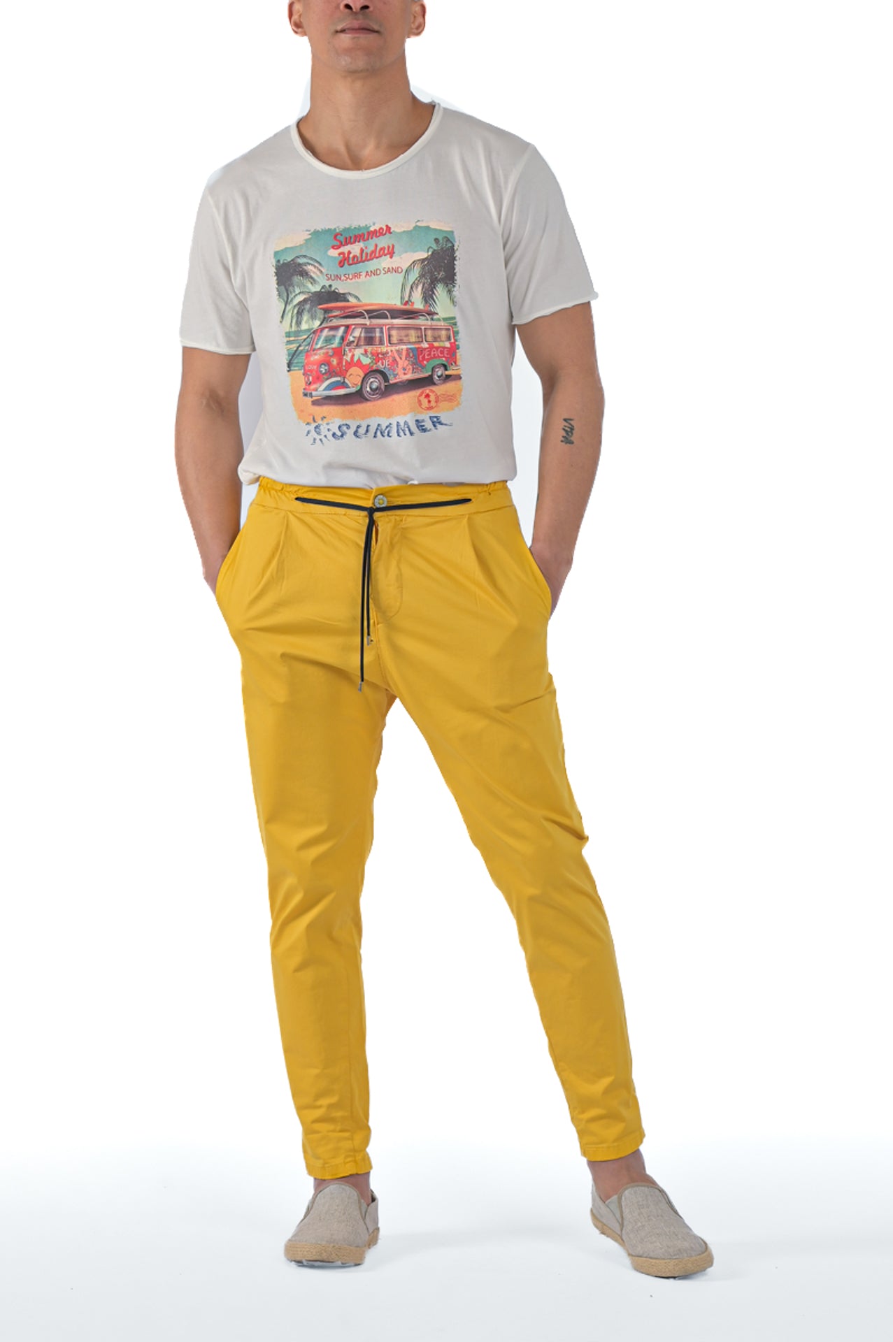 Roby Raso SS23 Tapered Cotton Trousers