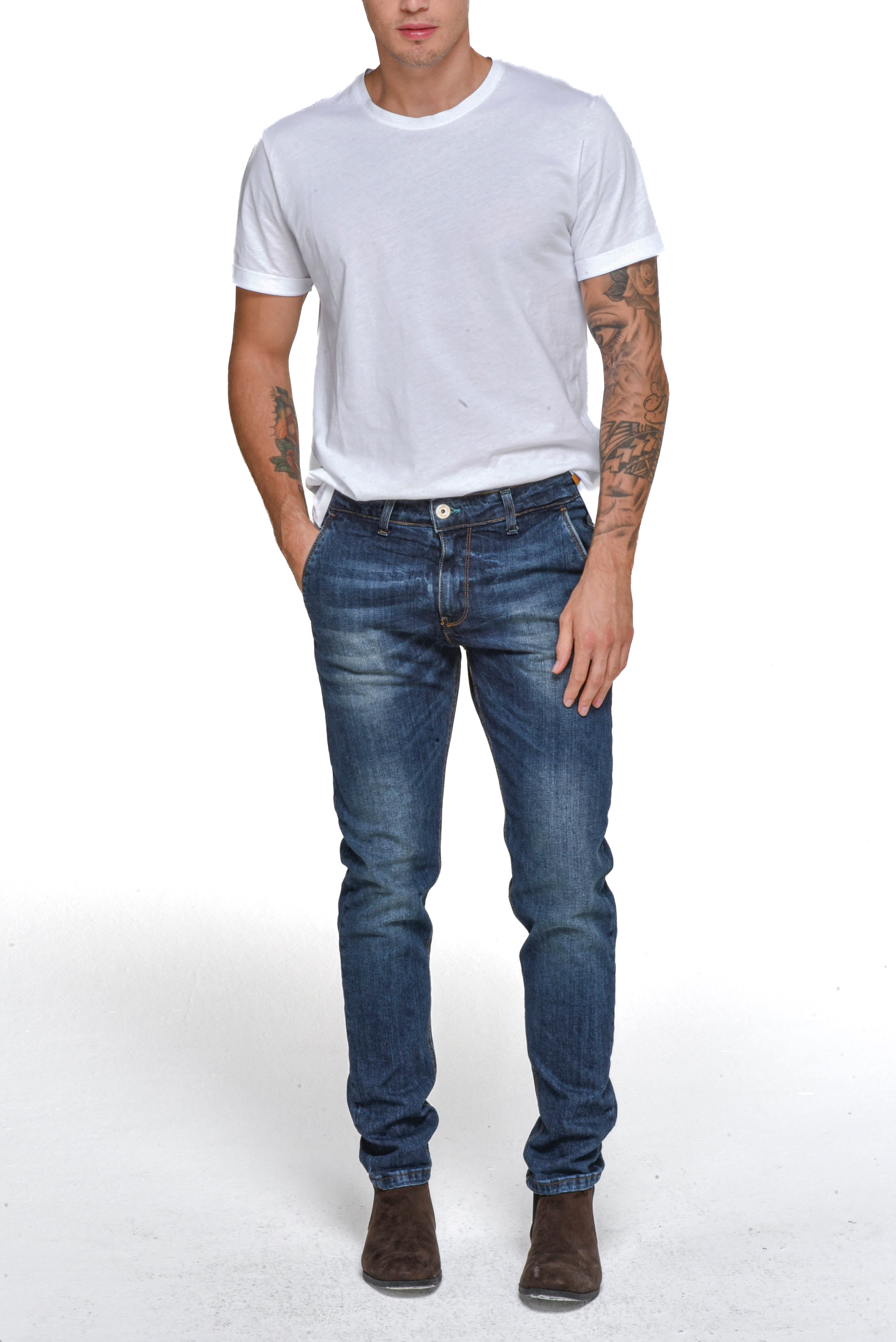 Jeans slim Murat Music Scuro