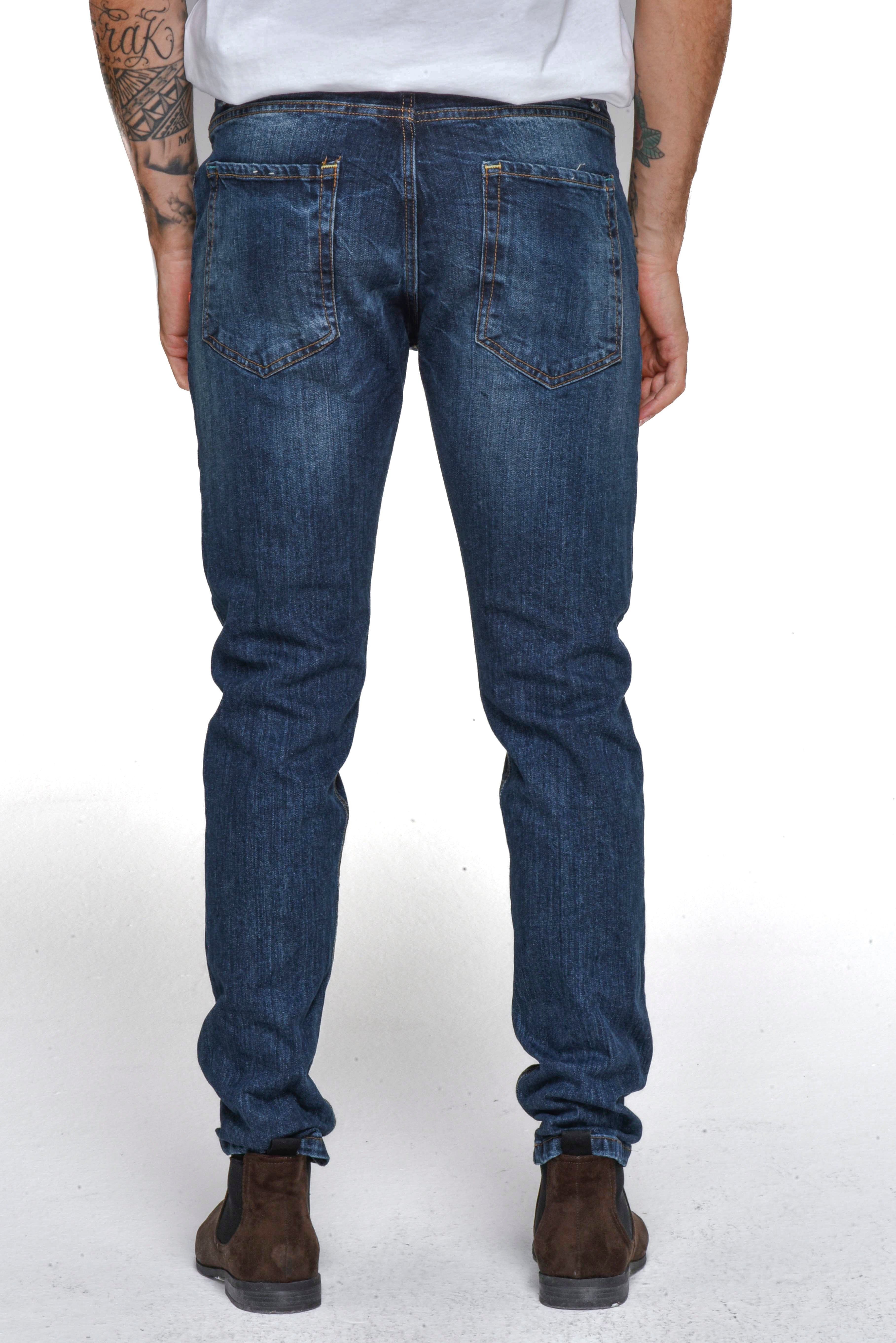 Jeans slim Murat Music Scuro