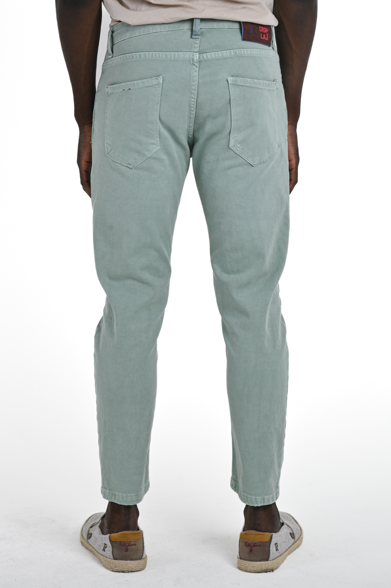 Slim Pants Life Libeccio Aqua Green SS24