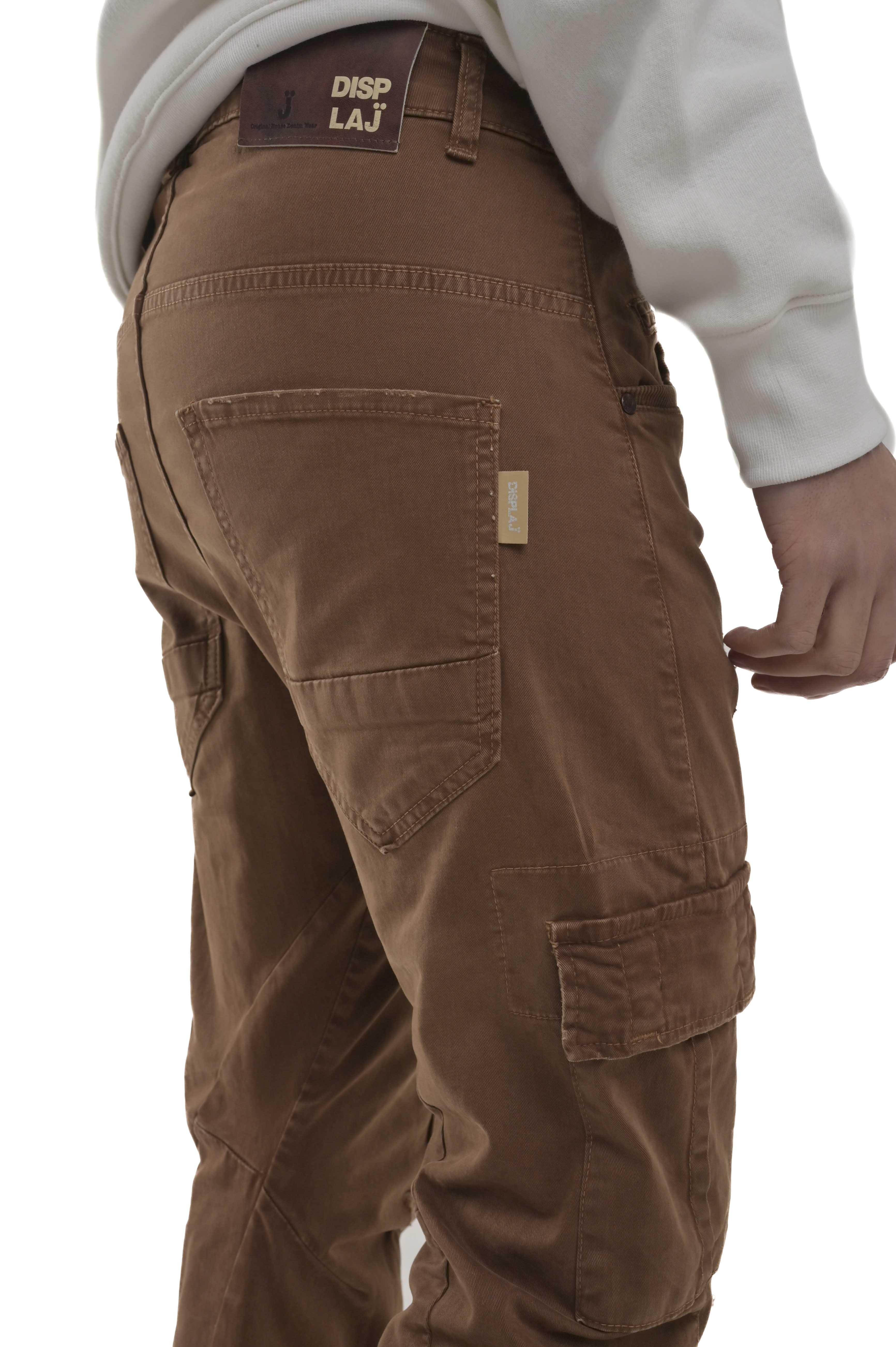 Pantaloni cargo Tapered New Evolution AI10 bruciato FW24/25