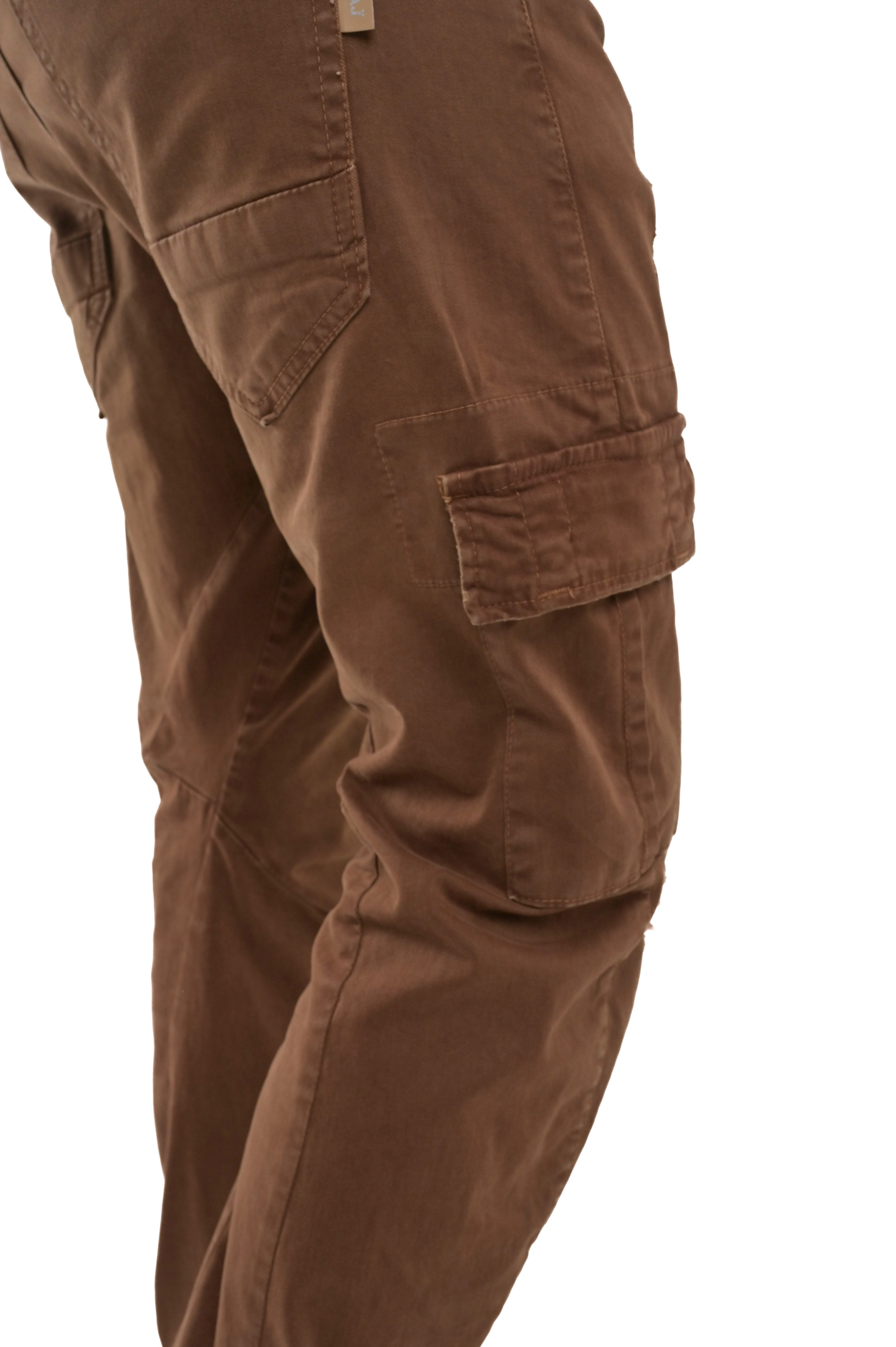 Pantaloni cargo Tapered New Evolution AI10 bruciato FW24/25