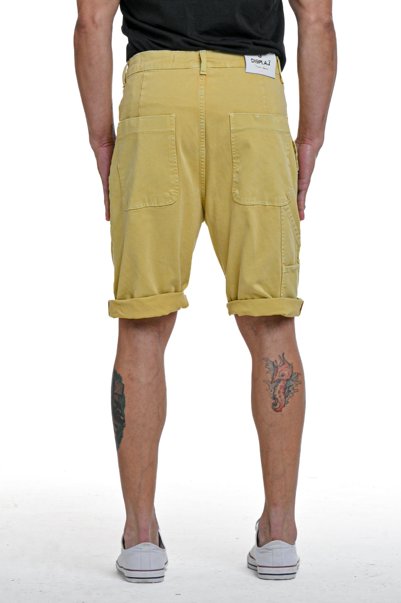 Loose People Mustard Cotton Bermuda Shorts SS24