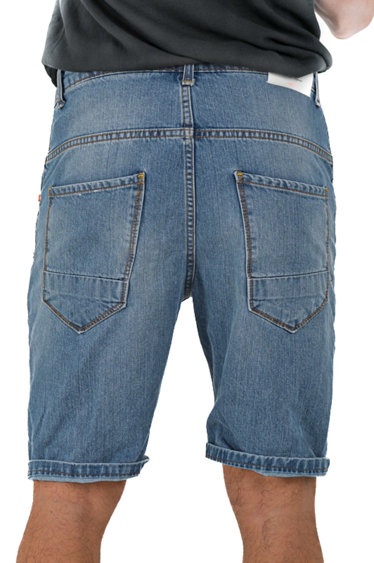 GIS Music Light regular denim shorts