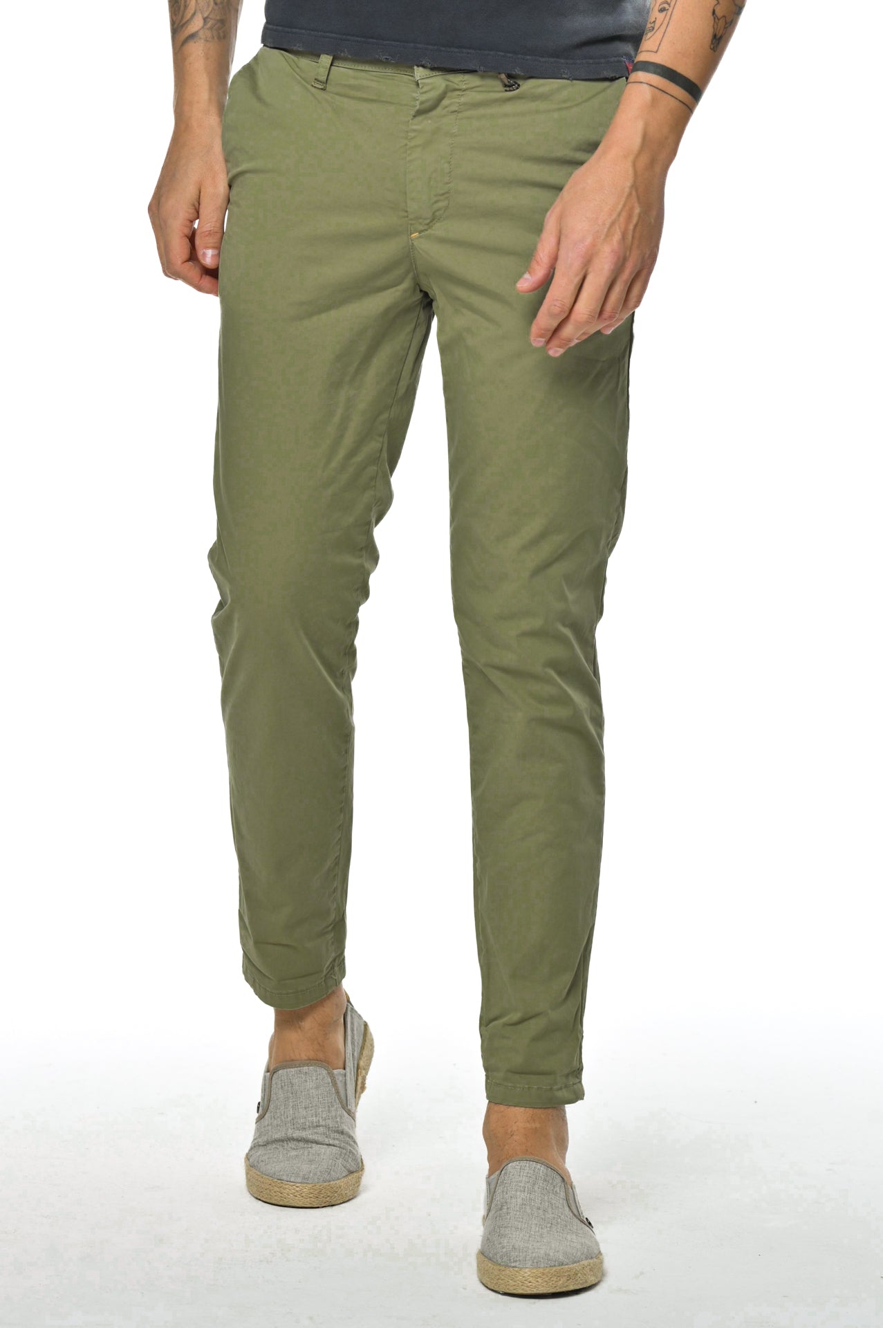 Pantaloni in cotone slim Sonic Raso SS23