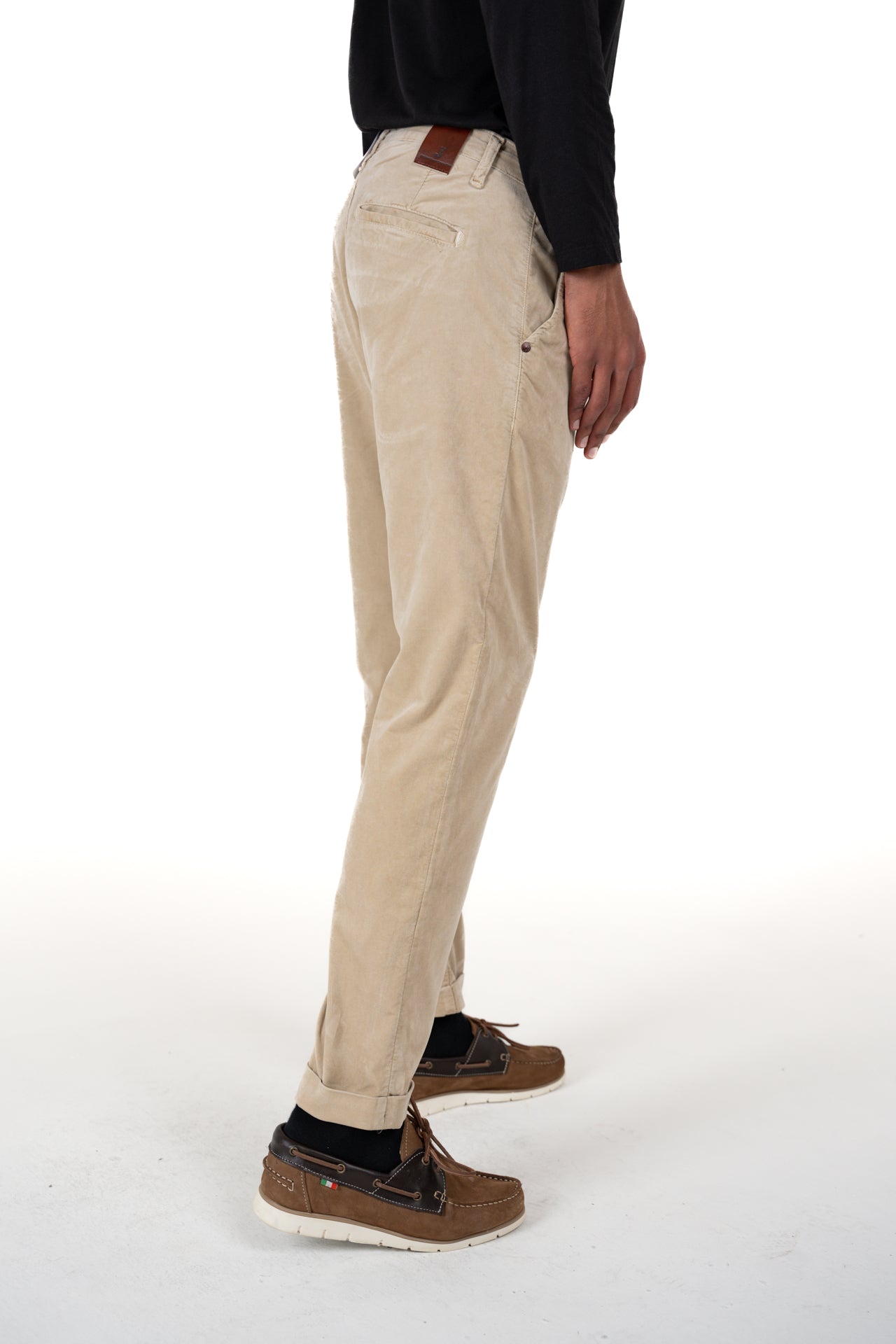 Pantaloni in Velluto Slim Racket