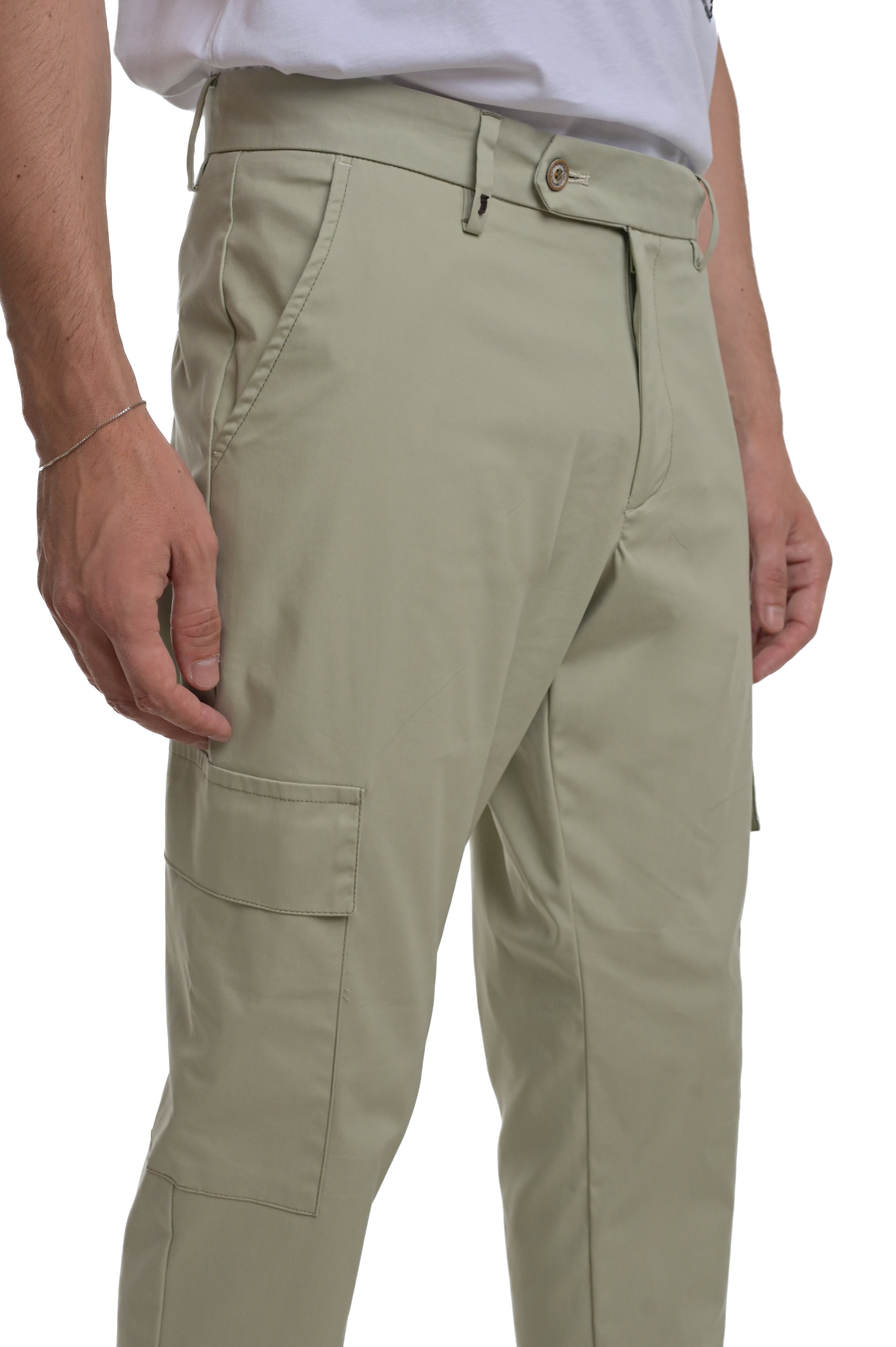 Pantaloni Classici regular Ace VCT verde SS25