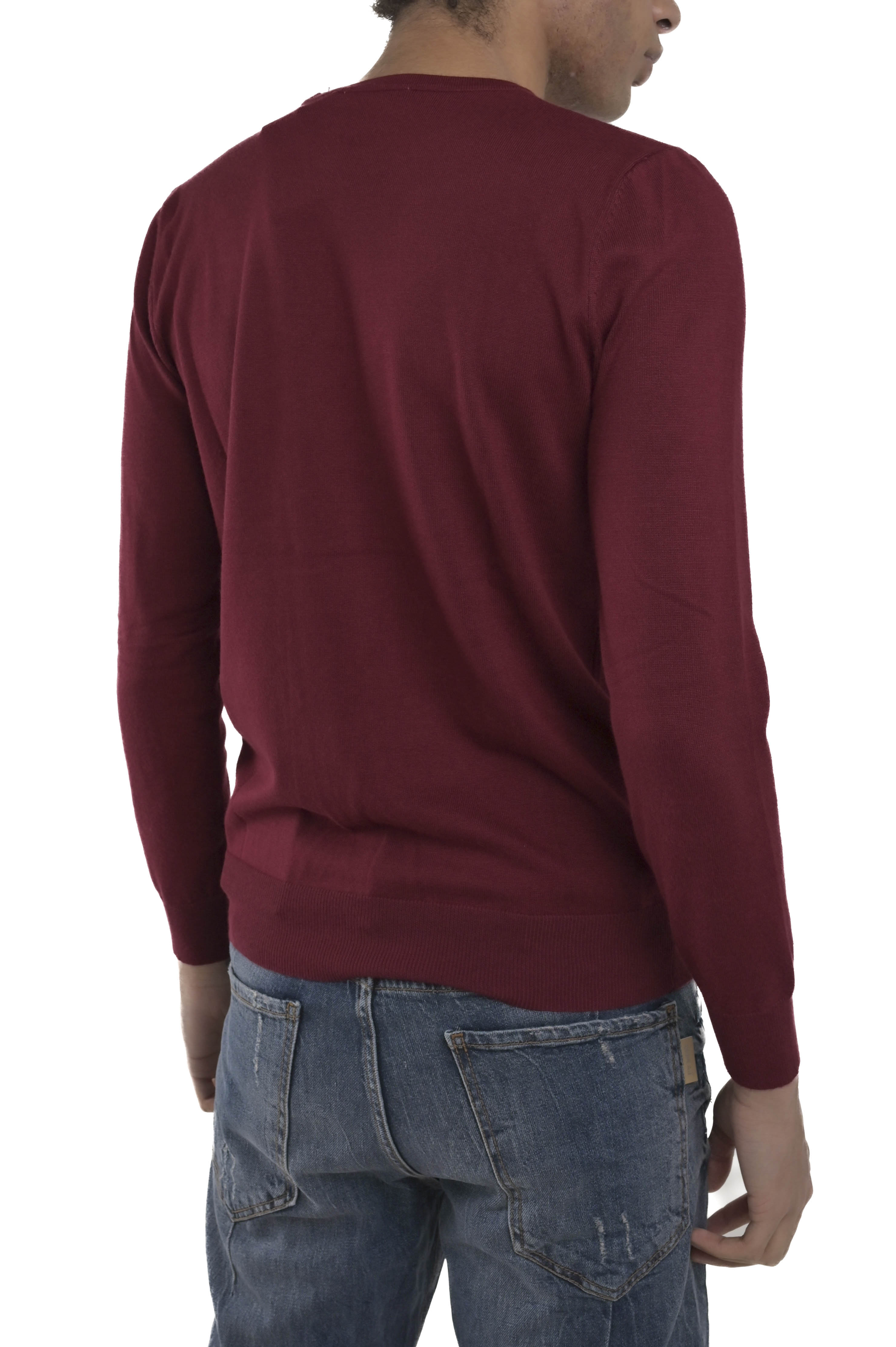 Maglione regular DSP V11 bordeaux FW24/25