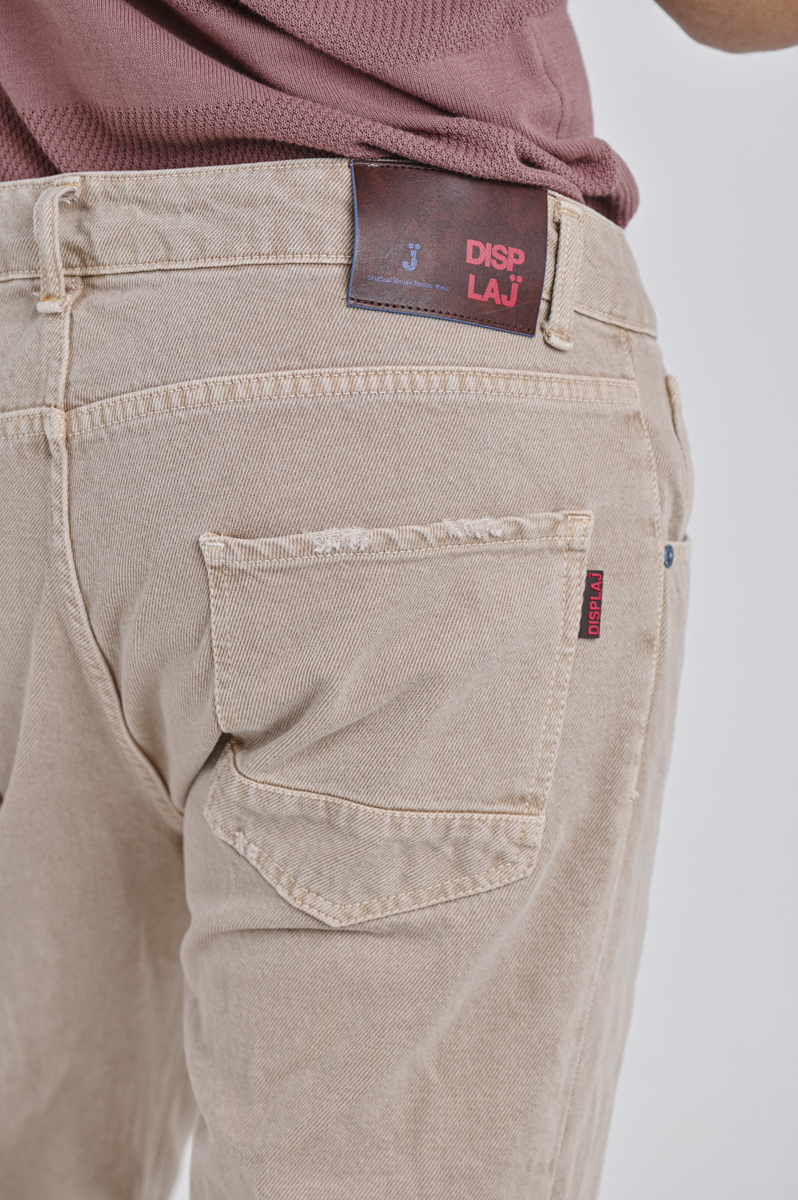 Pantaloni regular New Wolf M1 Beige SS24