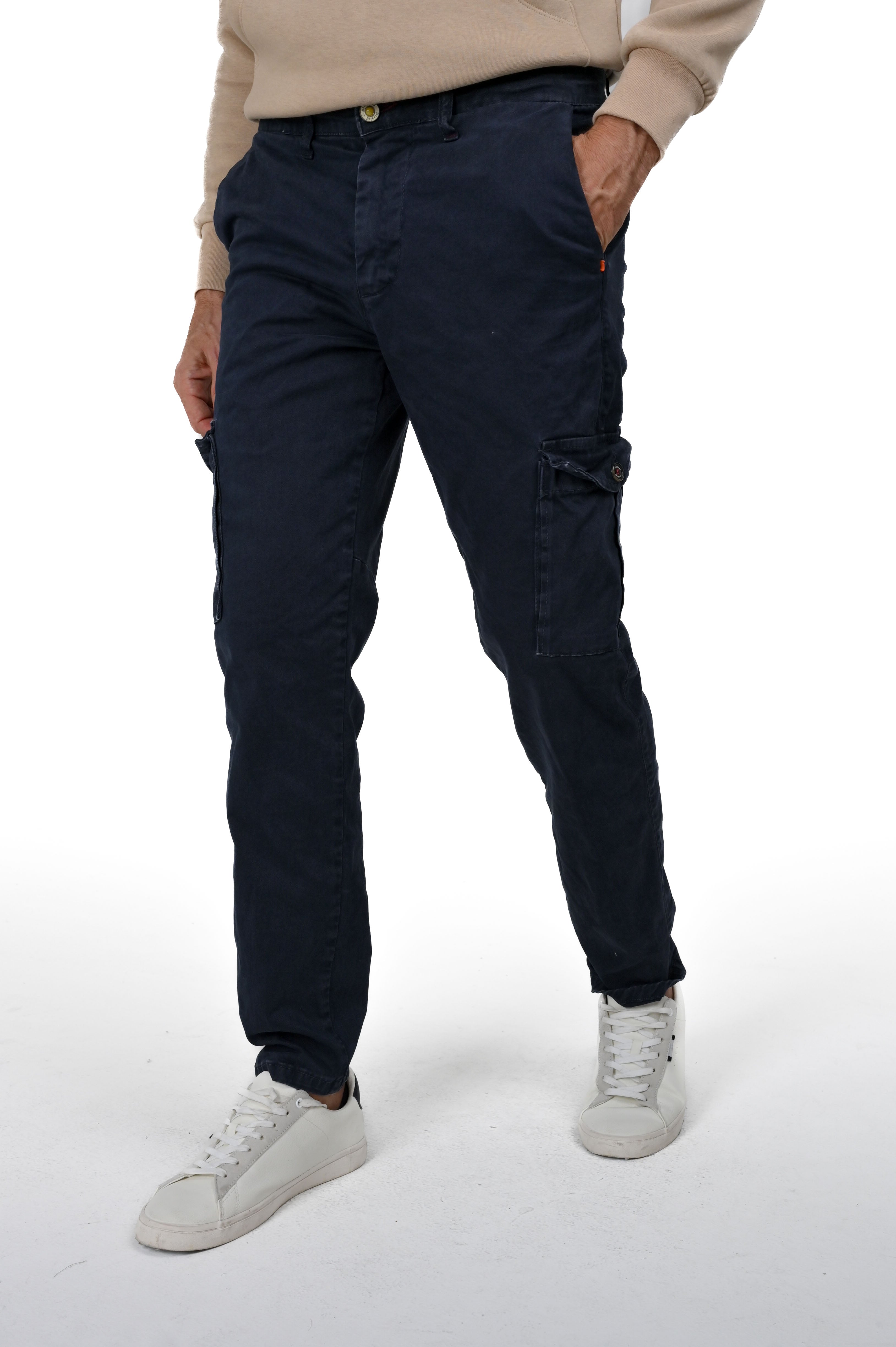 Pantaloni in cotone slim Sonic Tascone FW23/24